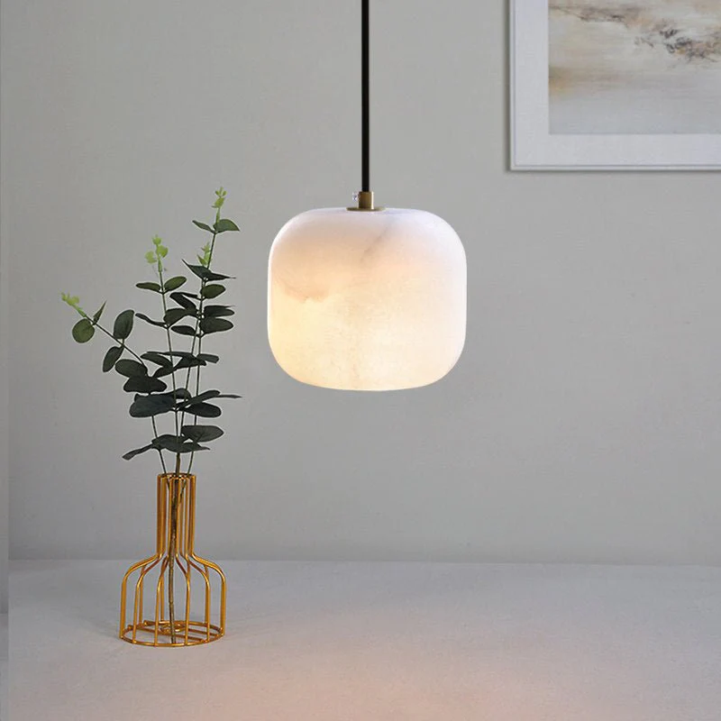 Pillow Alabaster Cluster Chandelier - Image 11