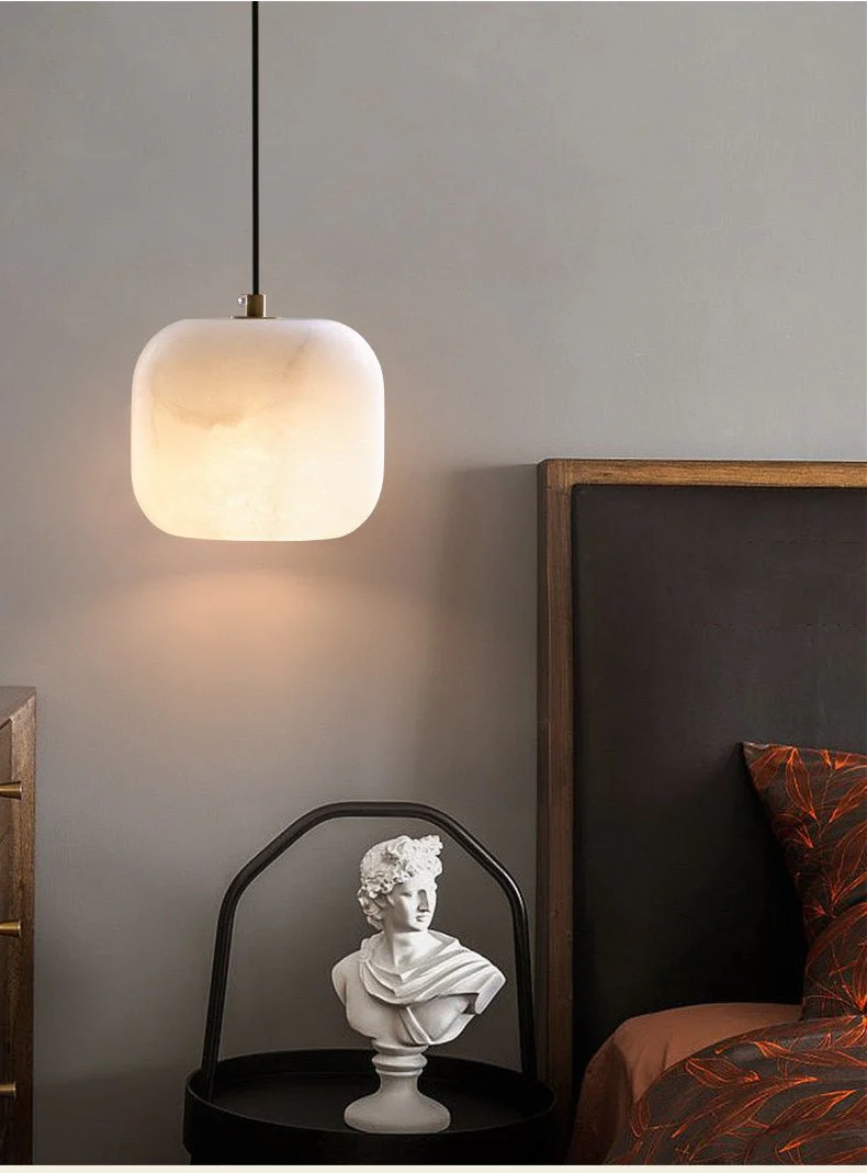 Pillow Alabaster Cluster Chandelier - Image 18
