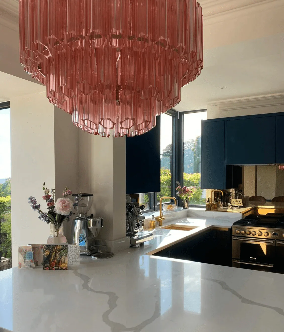 Pink Palermo Murano Chandelier - Image 10