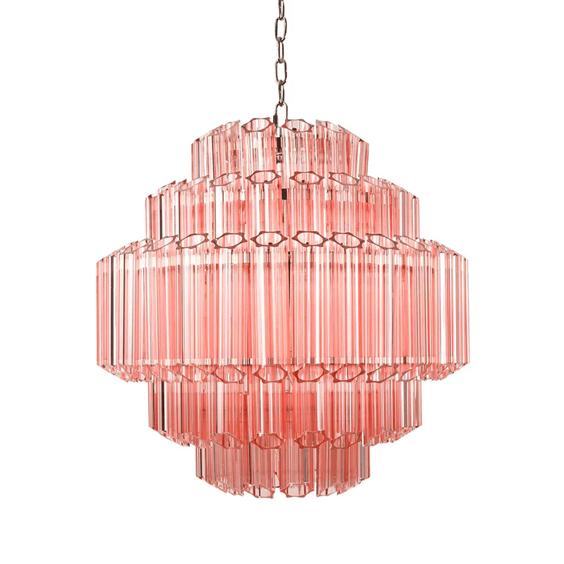 Pink Palermo Murano Chandelier - Image 11