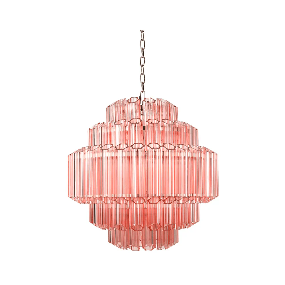 Pink Palermo Murano Chandelier - Image 18
