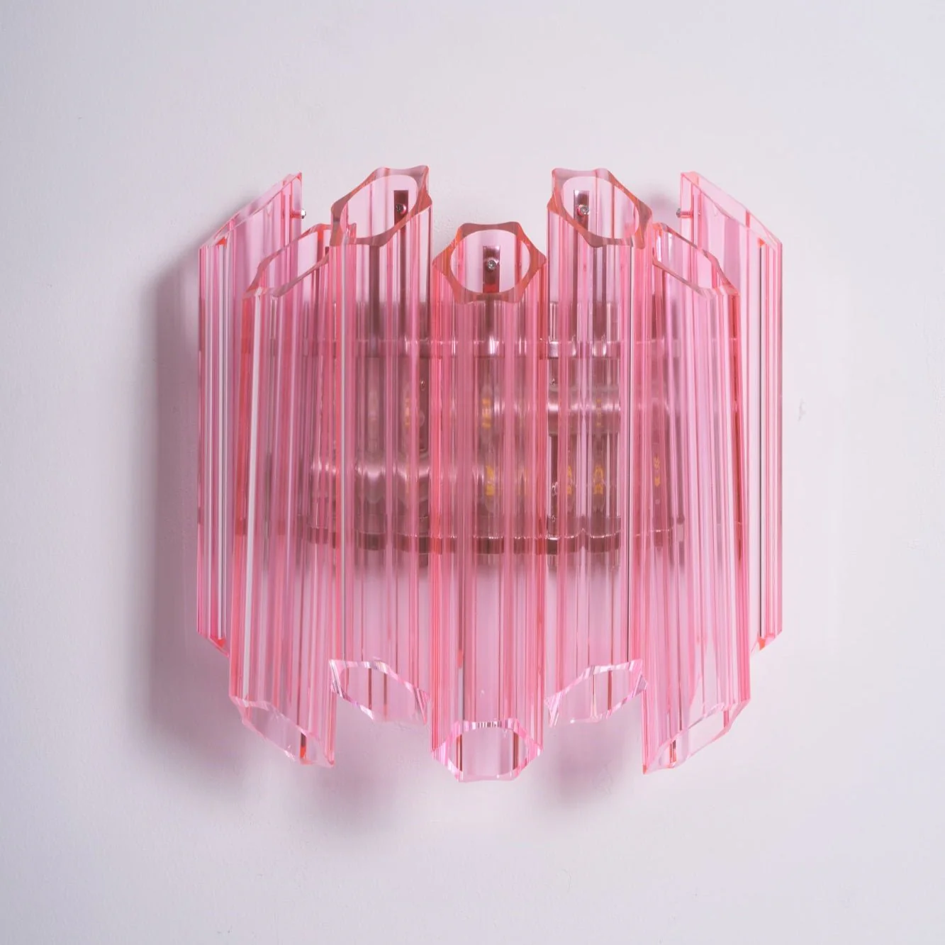 Pink Palermo Murano Wall Lamp - Image 16