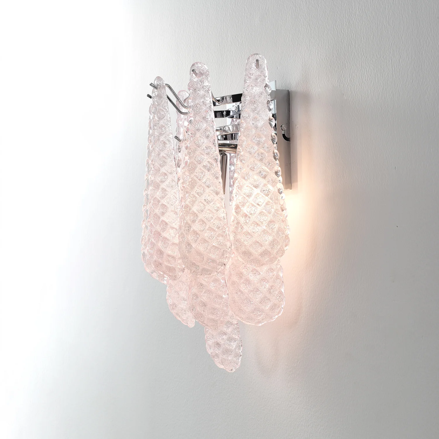 Pink Waffle Wall Sconce - Image 11