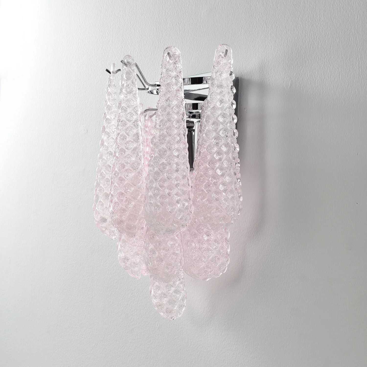 Pink Waffle Wall Sconce - Image 5
