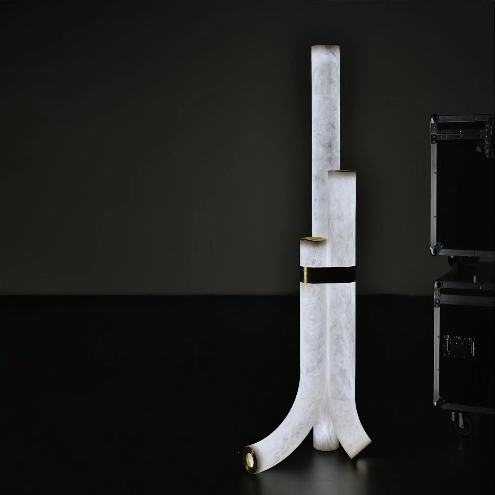 Piped Alabaster Floor Lamp - Image 30