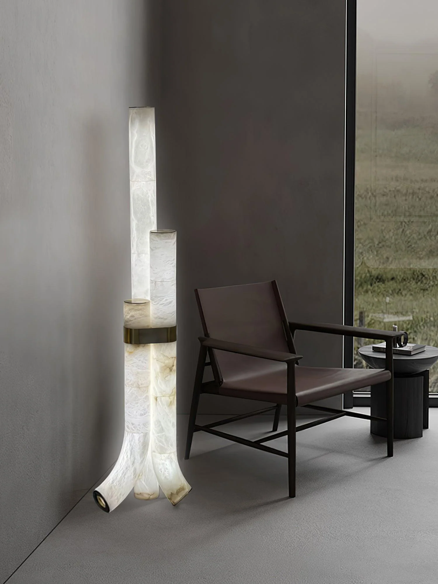 Piped Alabaster Floor Lamp - Image 35