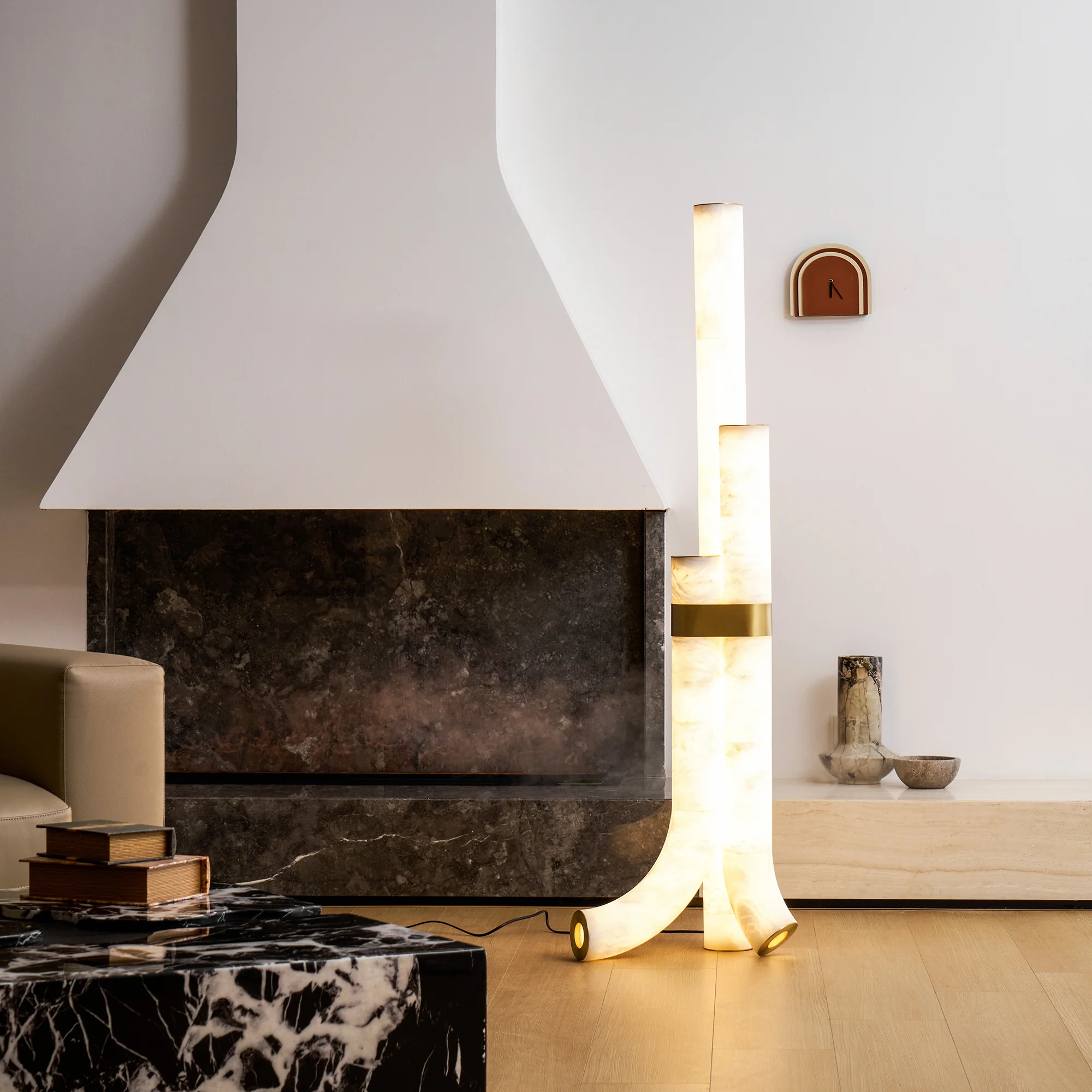 Piped Alabaster Floor Lamp - Image 38