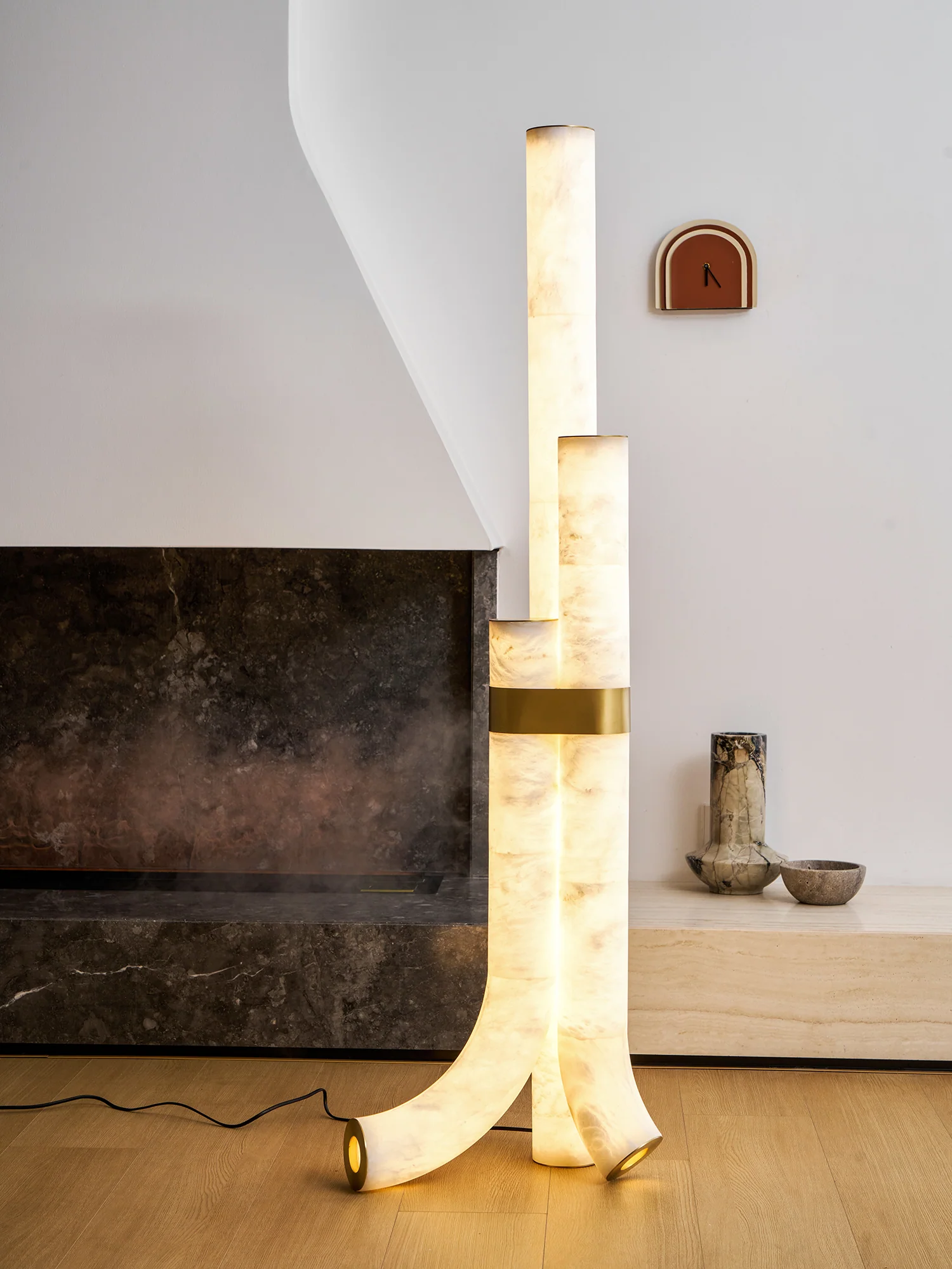 Piped Alabaster Floor Lamp - Image 39