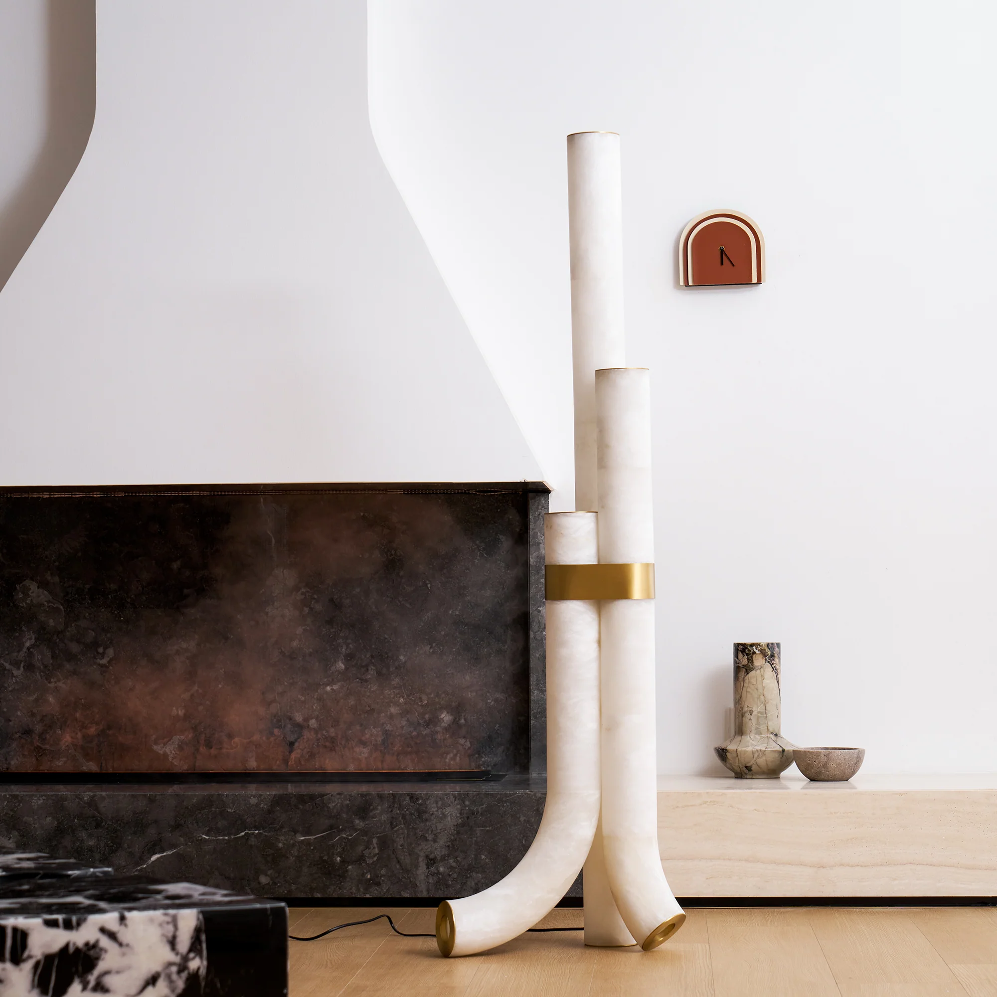 Piped Alabaster Floor Lamp - Image 42