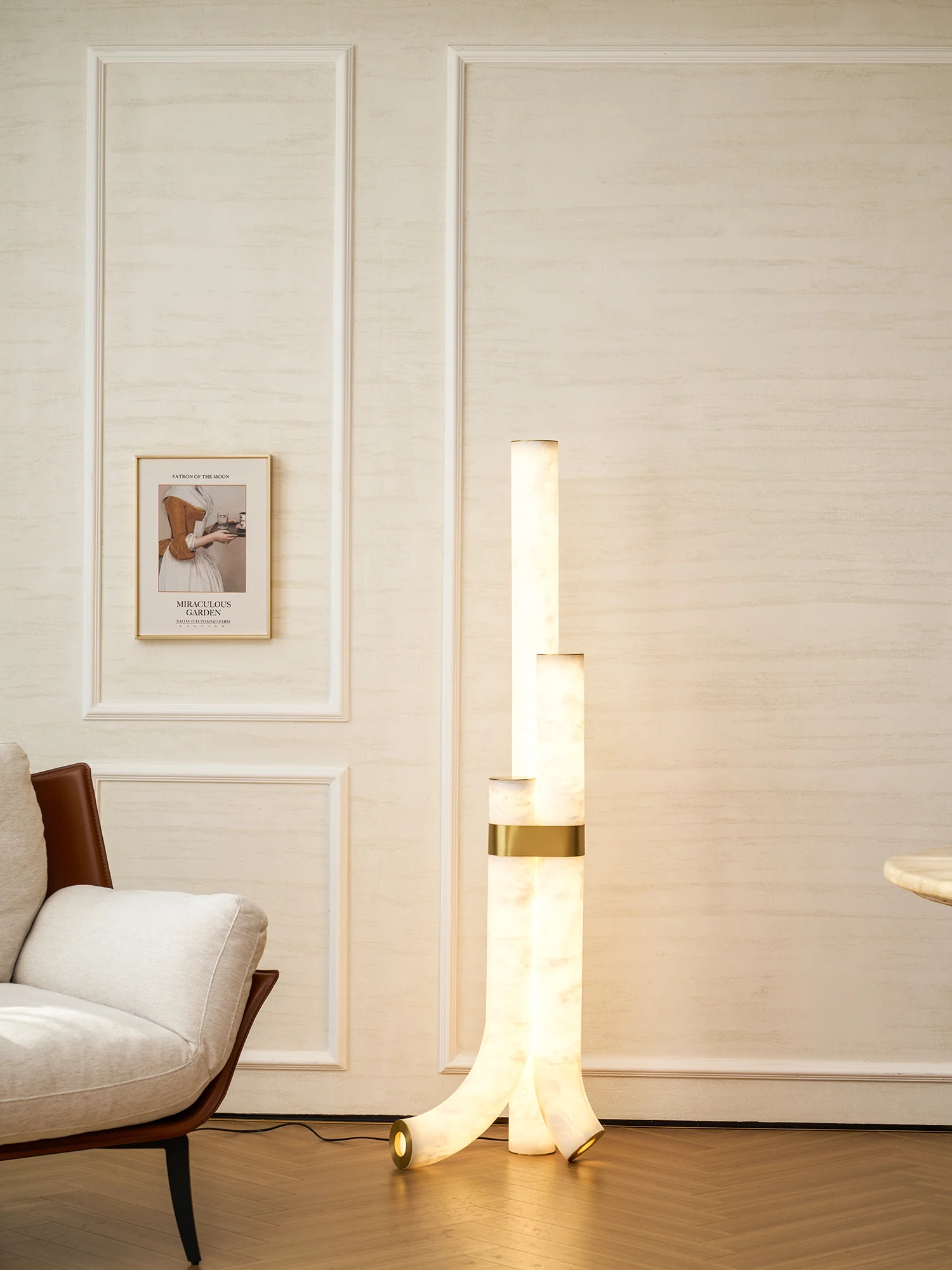 Piped Alabaster Floor Lamp - Image 47
