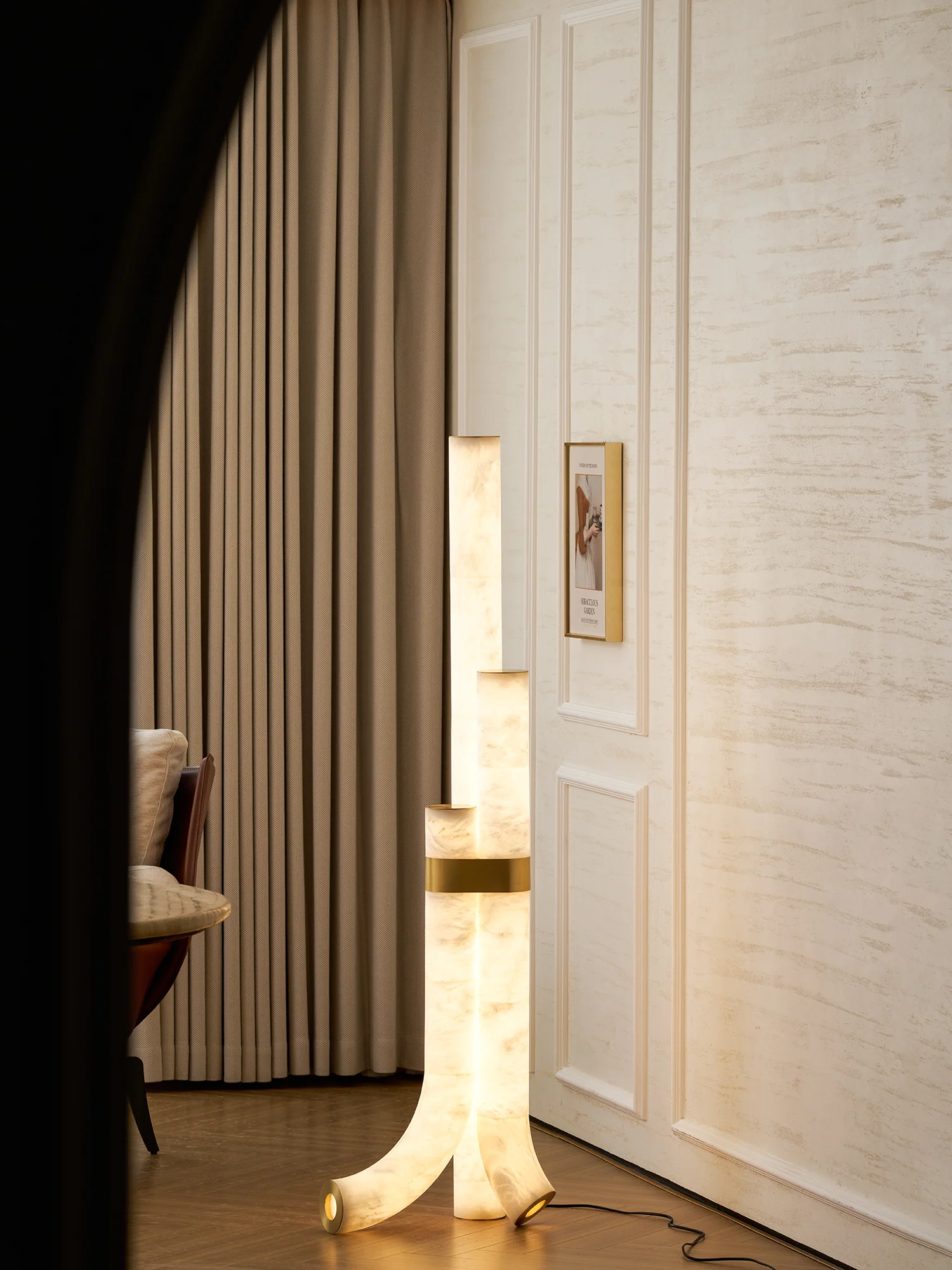 Piped Alabaster Floor Lamp - Image 52