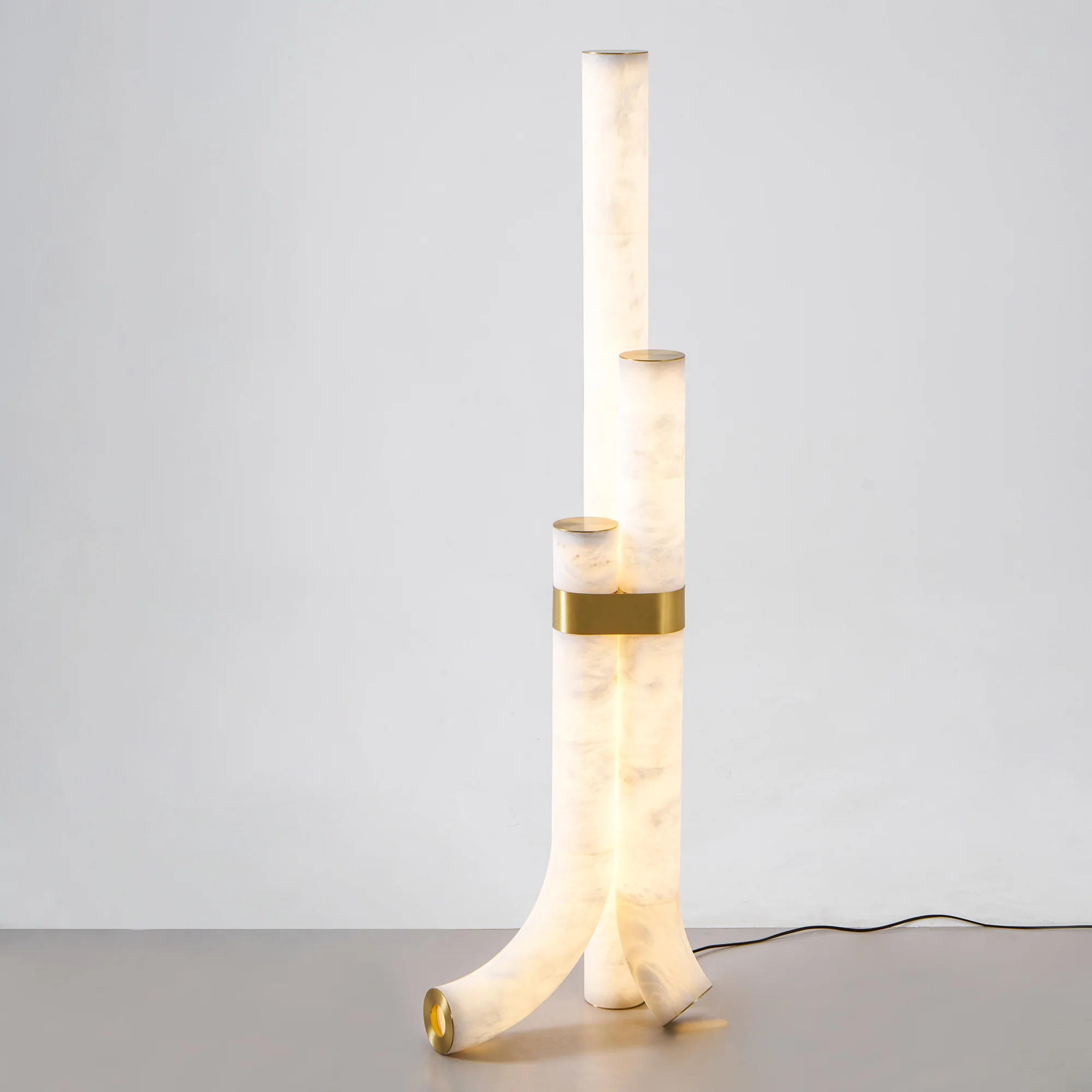 Piped Alabaster Floor Lamp - Image 54