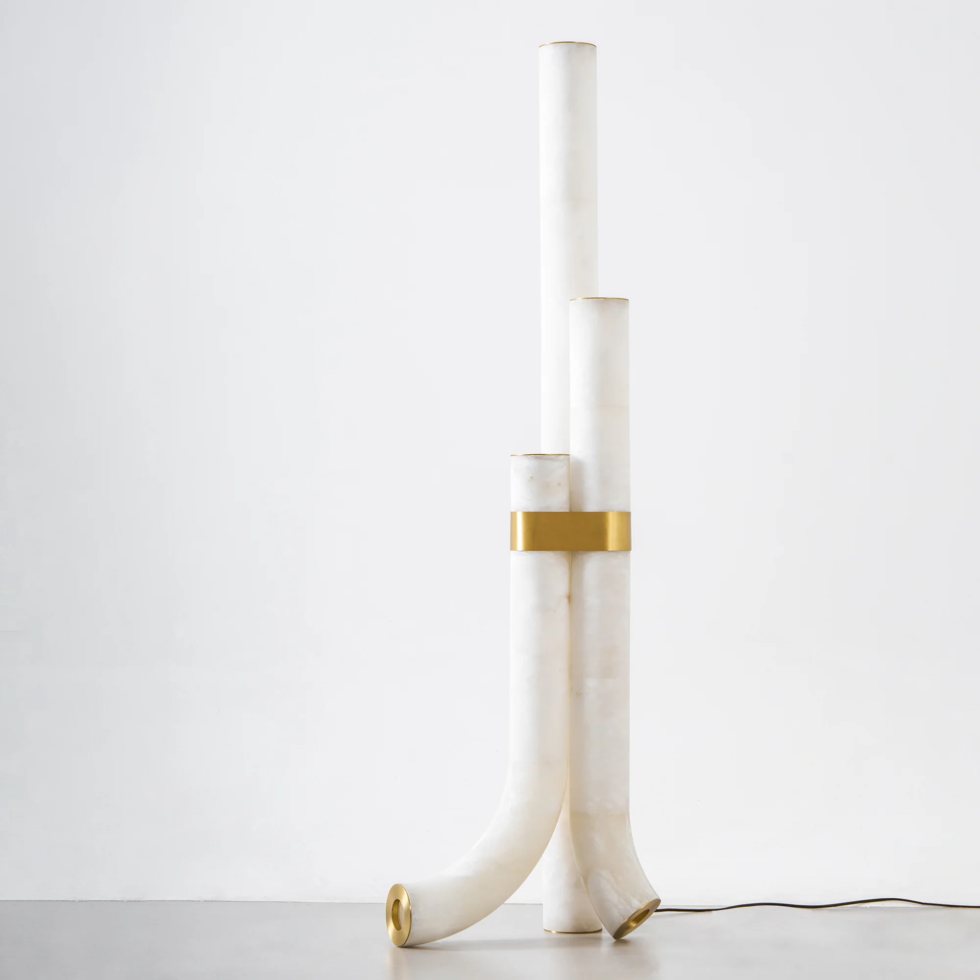 Piped Alabaster Floor Lamp - Image 55