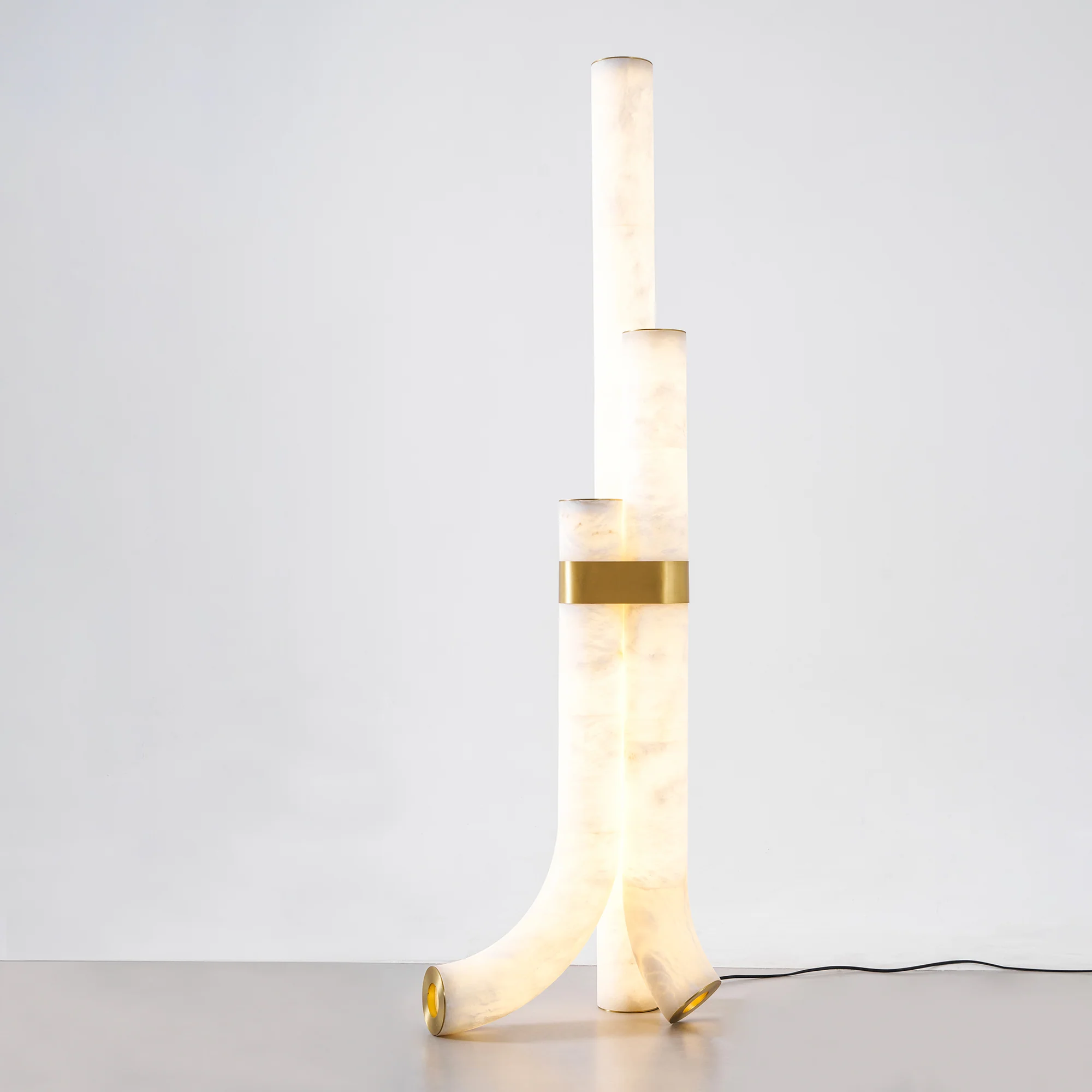 Piped Alabaster Floor Lamp - Image 59