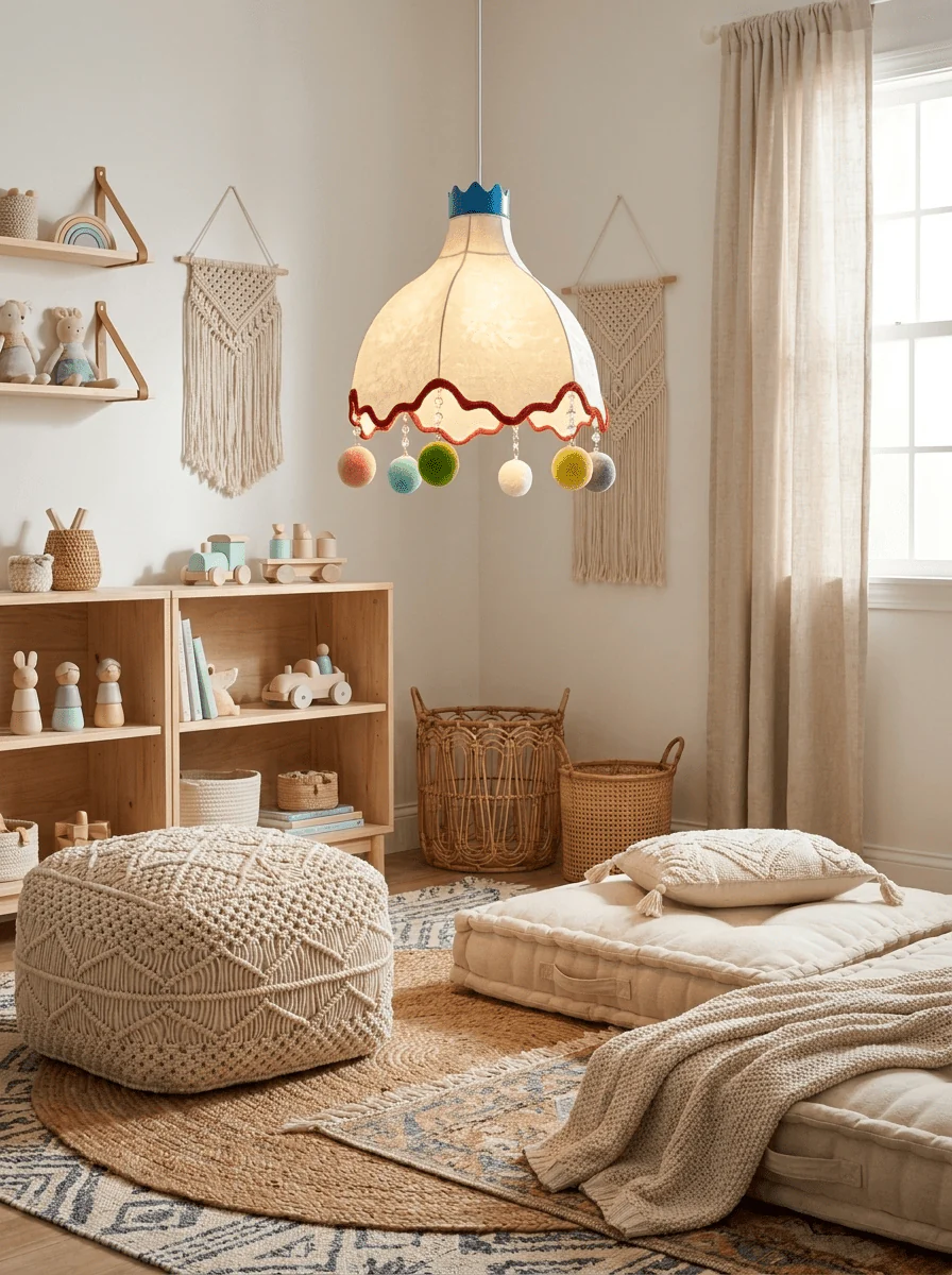 Pippi Kids Fabric Pendant Light - Image 10