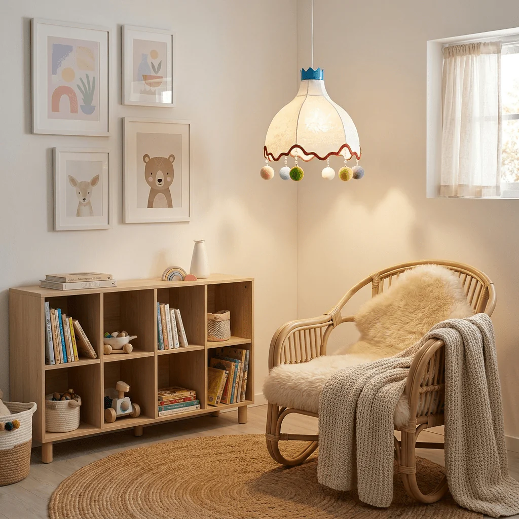 Pippi Kids Fabric Pendant Light - Image 8