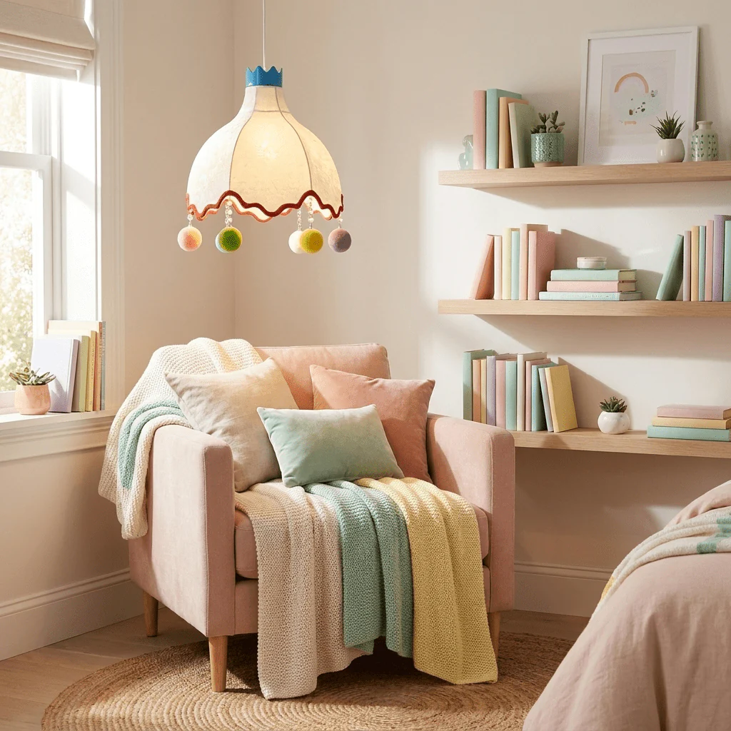 Pippi Kids Fabric Pendant Light - Image 9