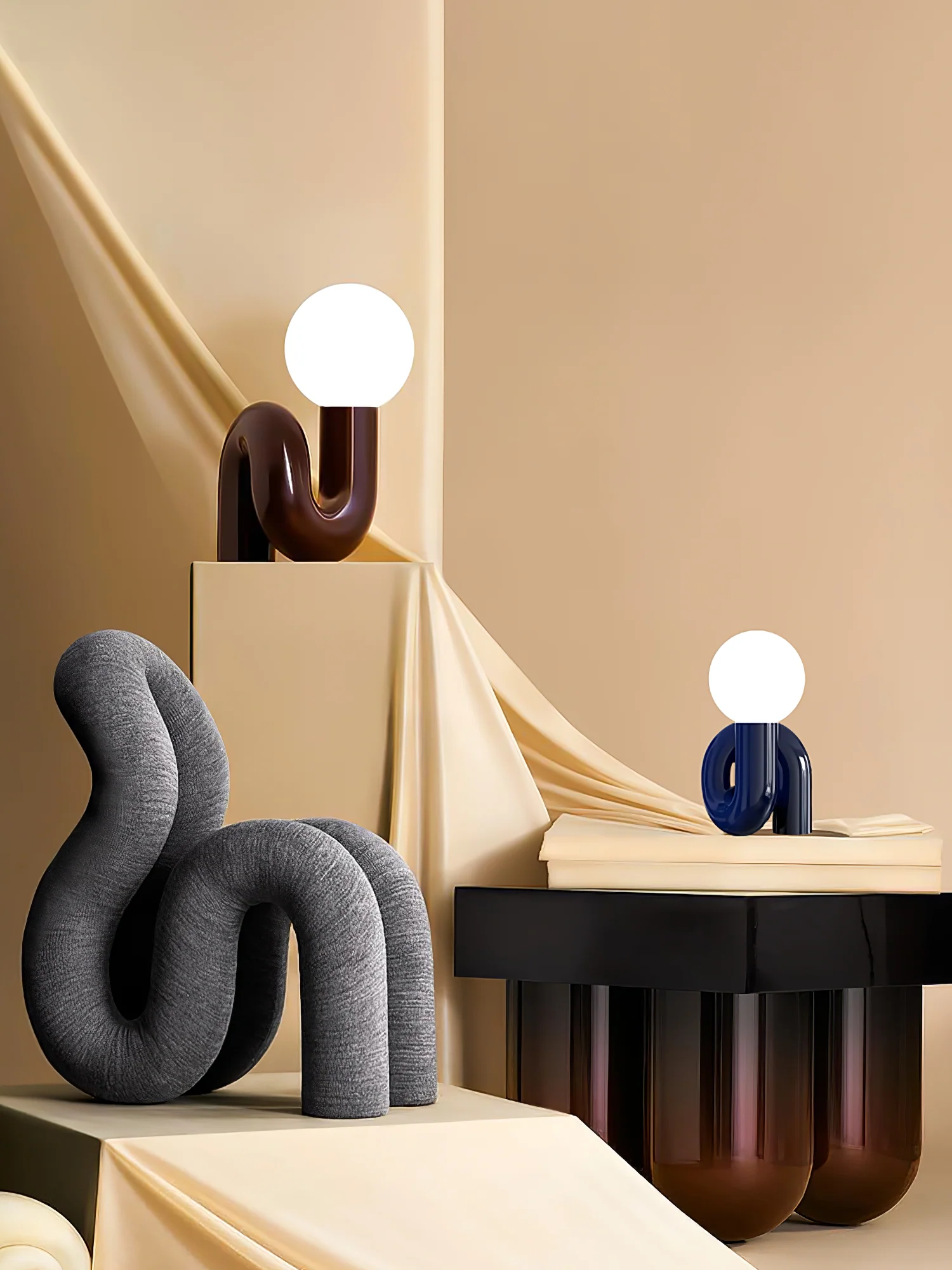 Playful N Shape Table Lamp - Image 67
