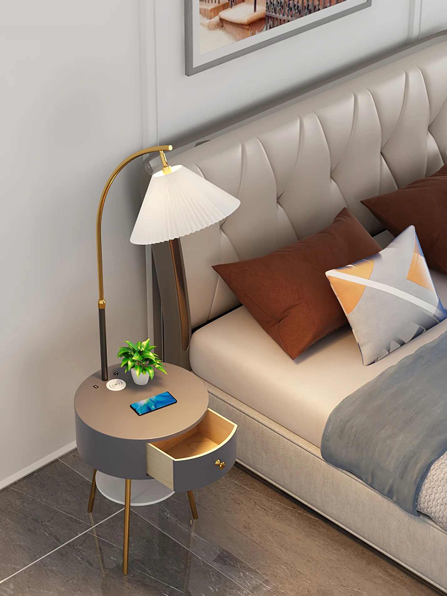 Pleated Arc Floor Light - Image 10