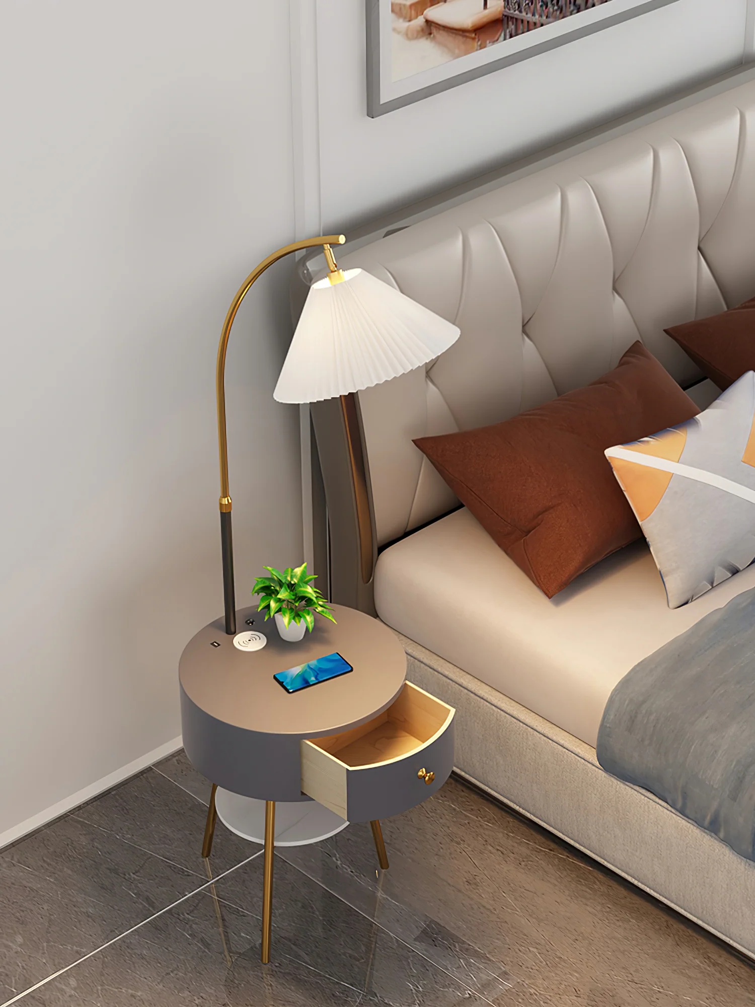 Pleated Arc Floor Light - Image 16
