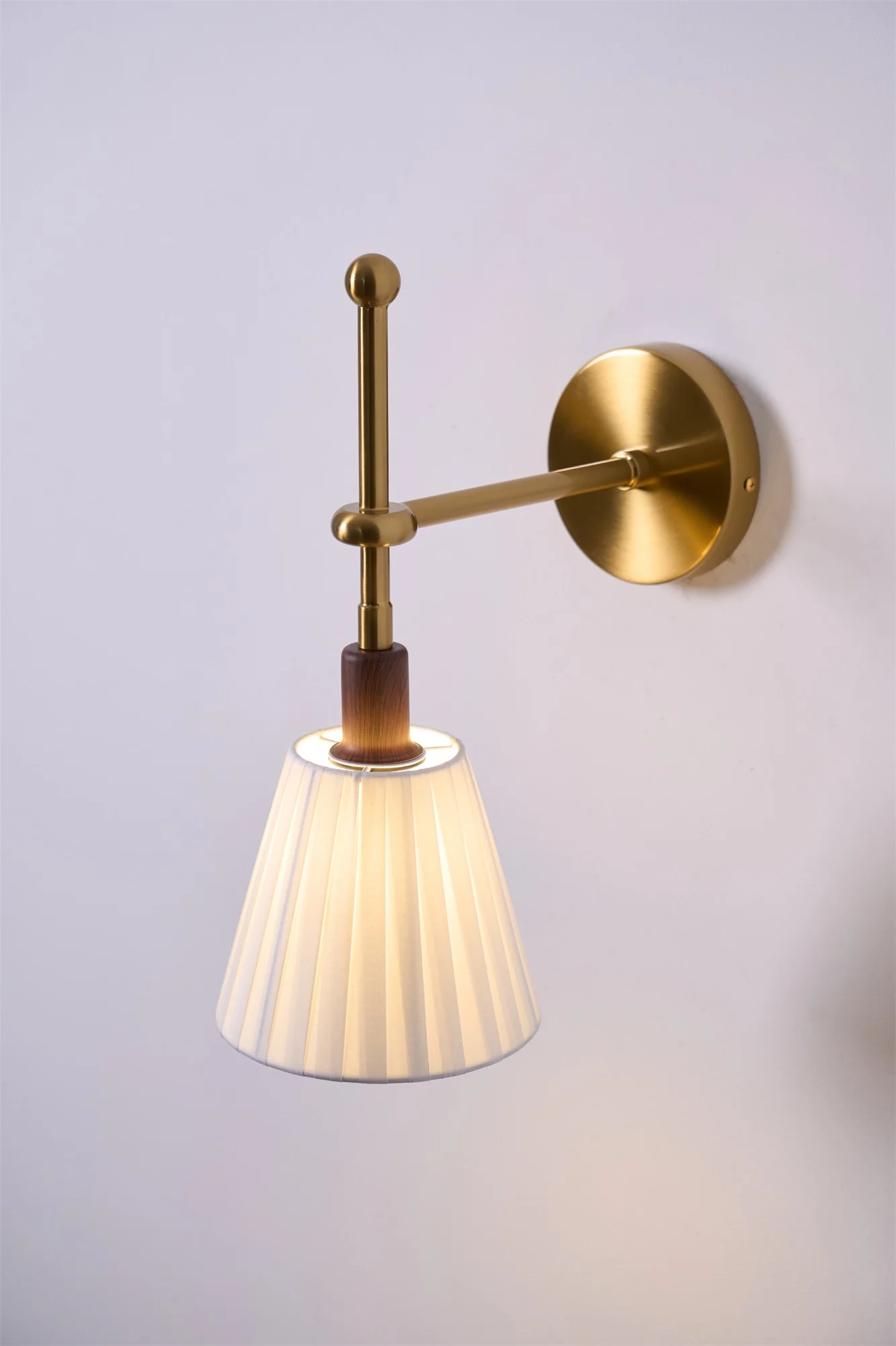 Pleated Fabric Wall Lamp - Image 26