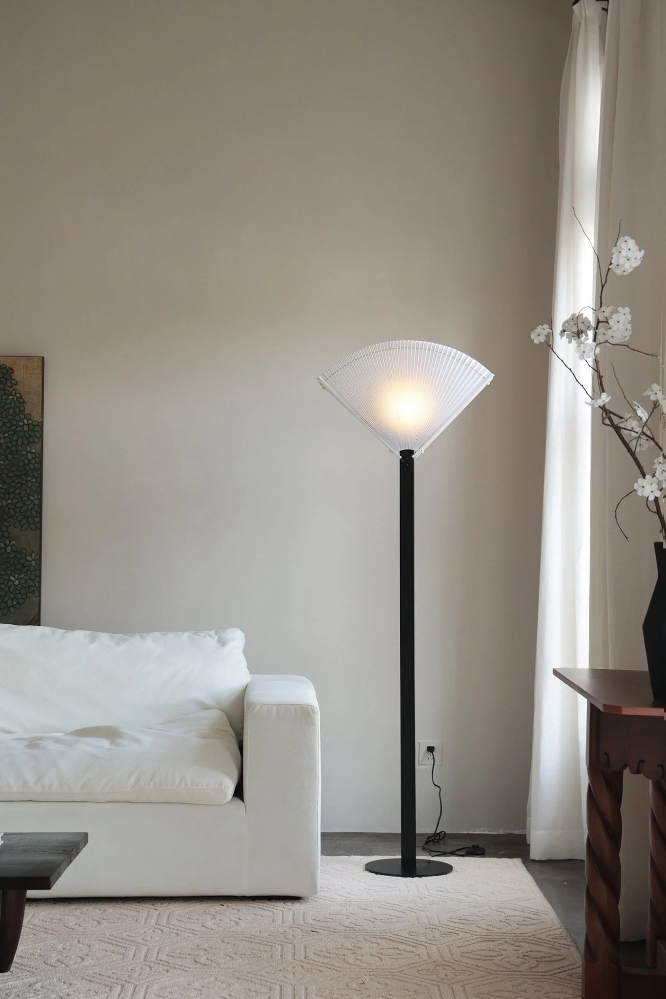 Pleated Fan Floor Lamp - Image 16