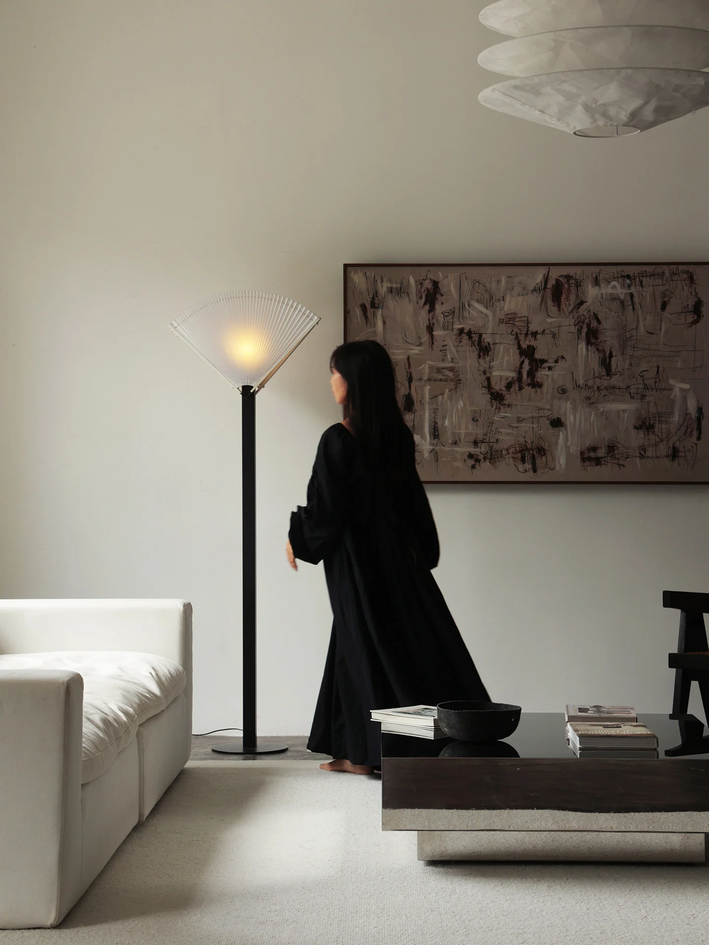 Pleated Fan Floor Lamp - Image 24
