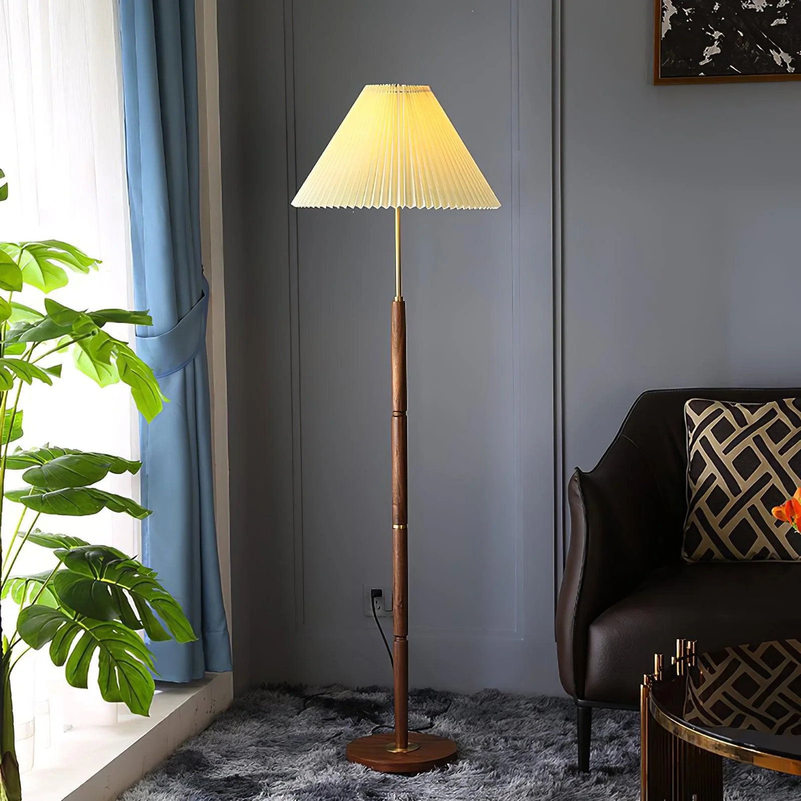 Pleated Floor Lamp - Image 2