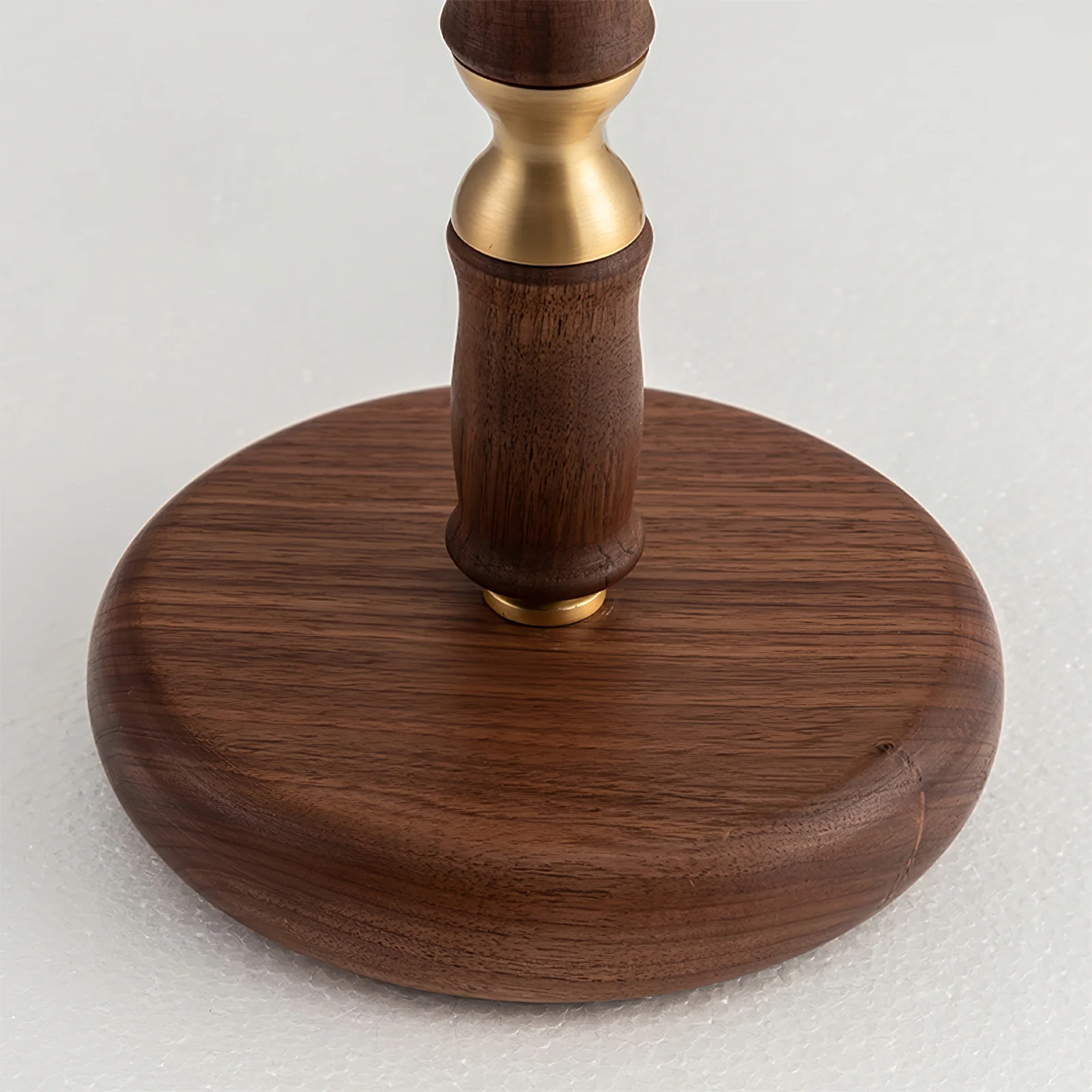 Pleated Walnut Table Lamp - Image 27