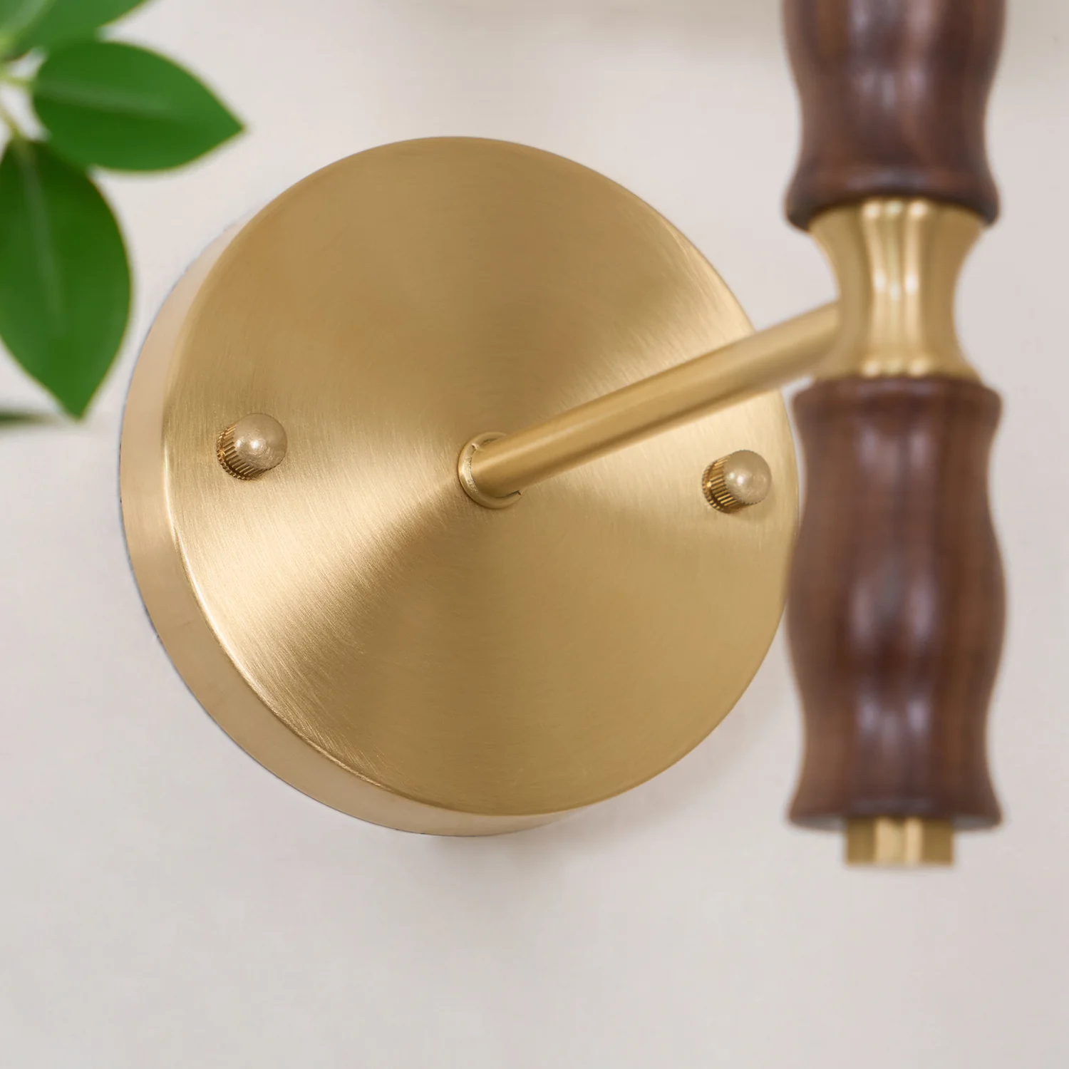 Pleated Walnut Wall Light - Image 41