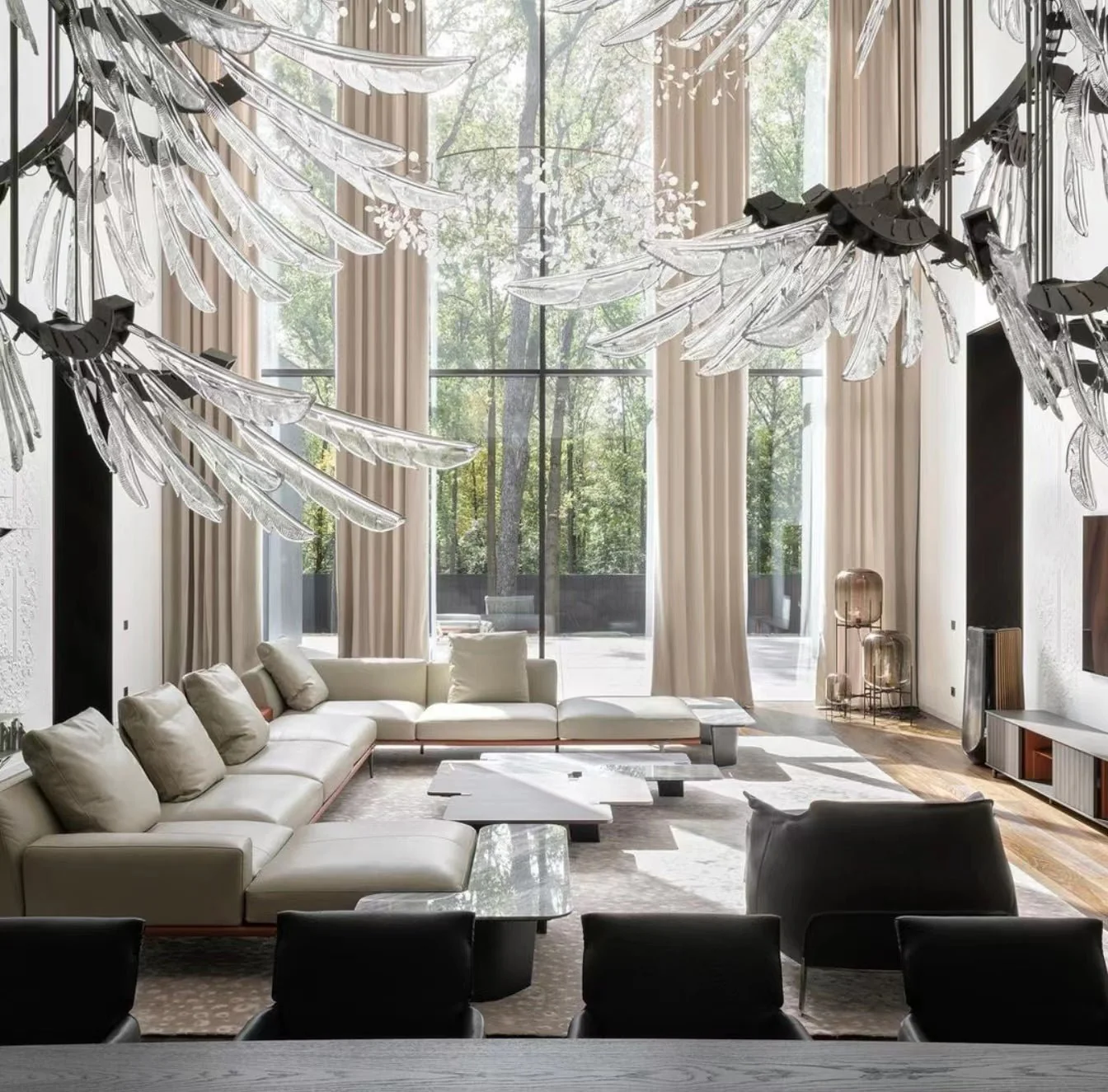 Plumage Ascent Chandelier - Image 10