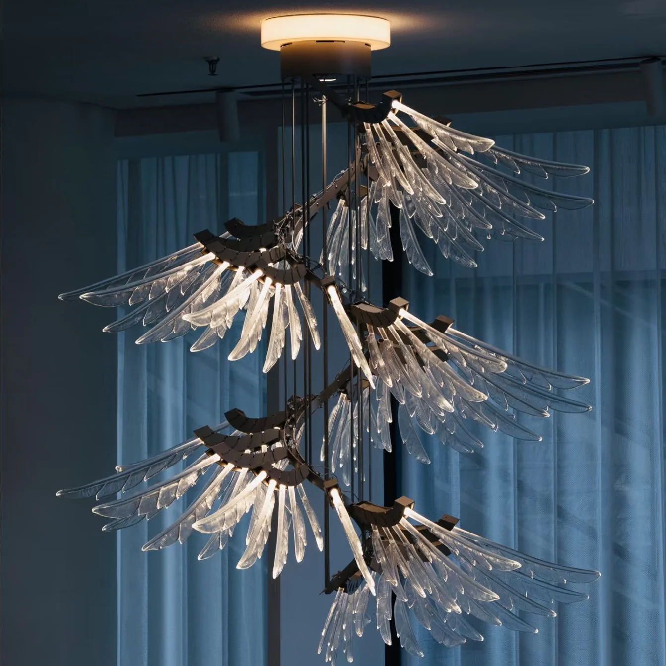 Plumage Ascent Chandelier - Image 4