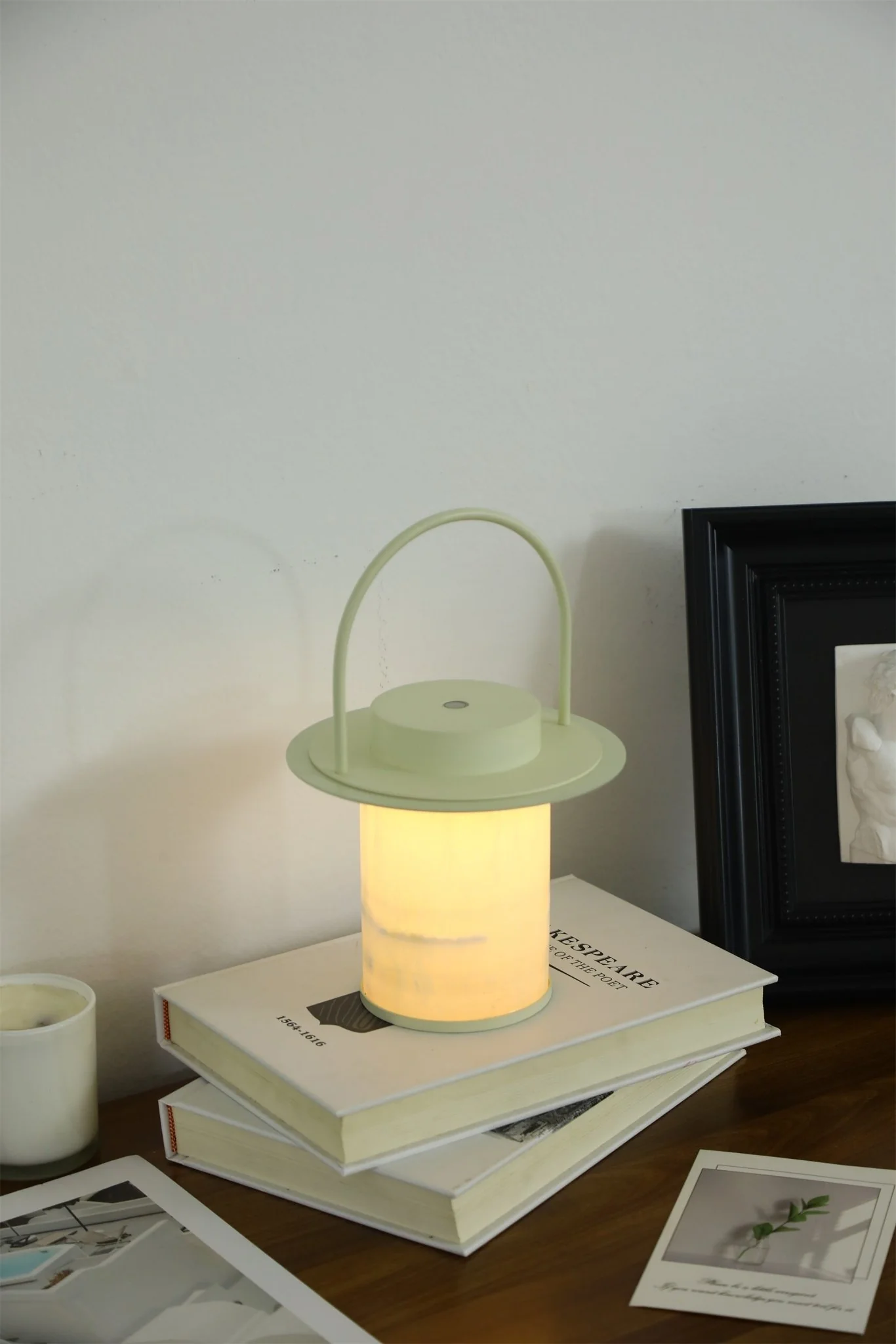 Pod Portable Rechargeable Alabaster Table Lamp - Image 6