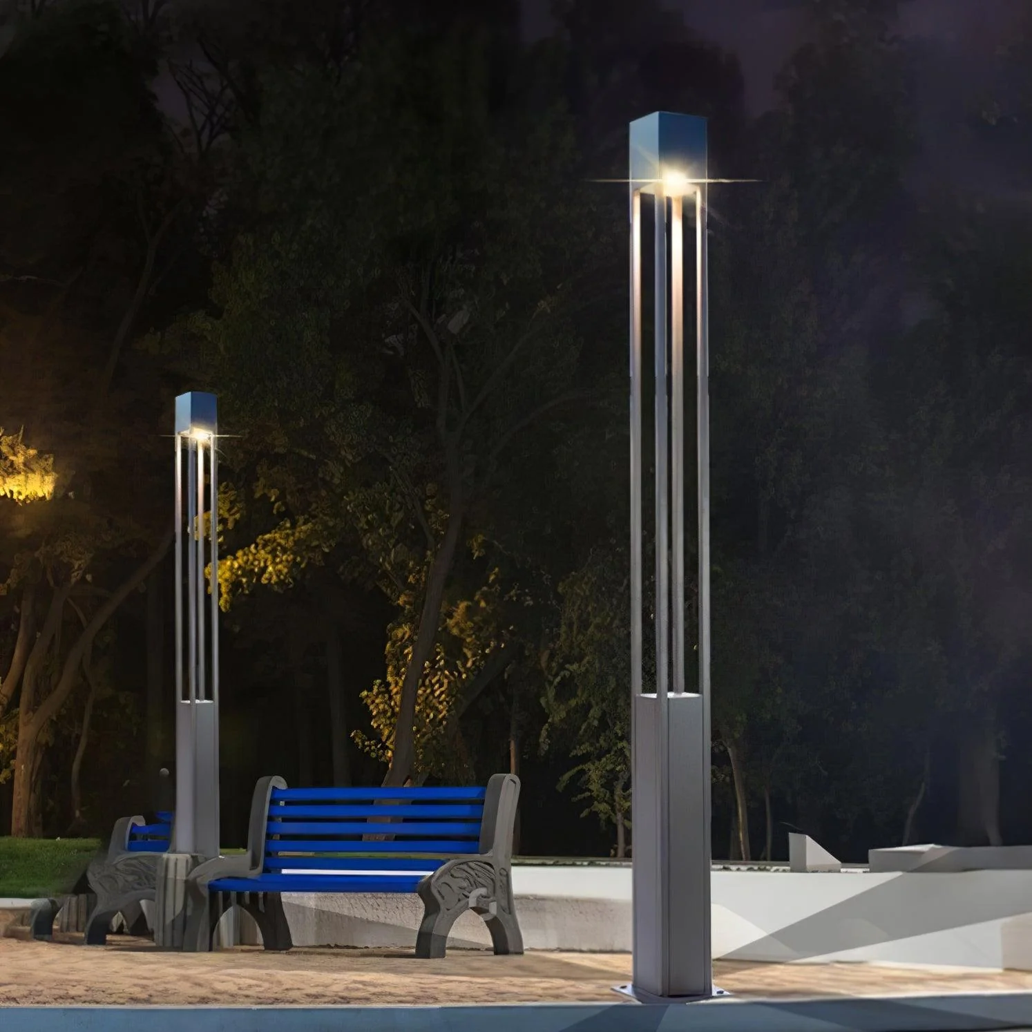 Pole Outdoor Post Garden Light - Image 10