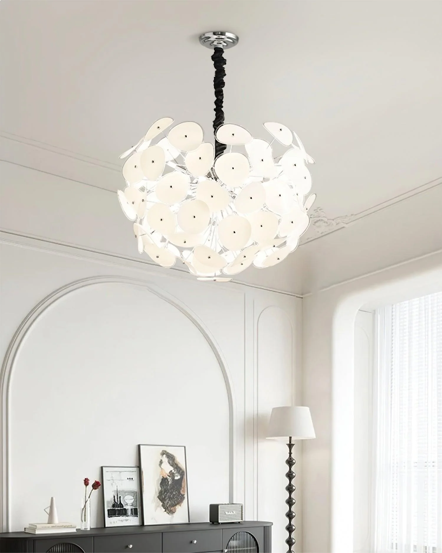 Poppy Glass Chandelier - Image 3