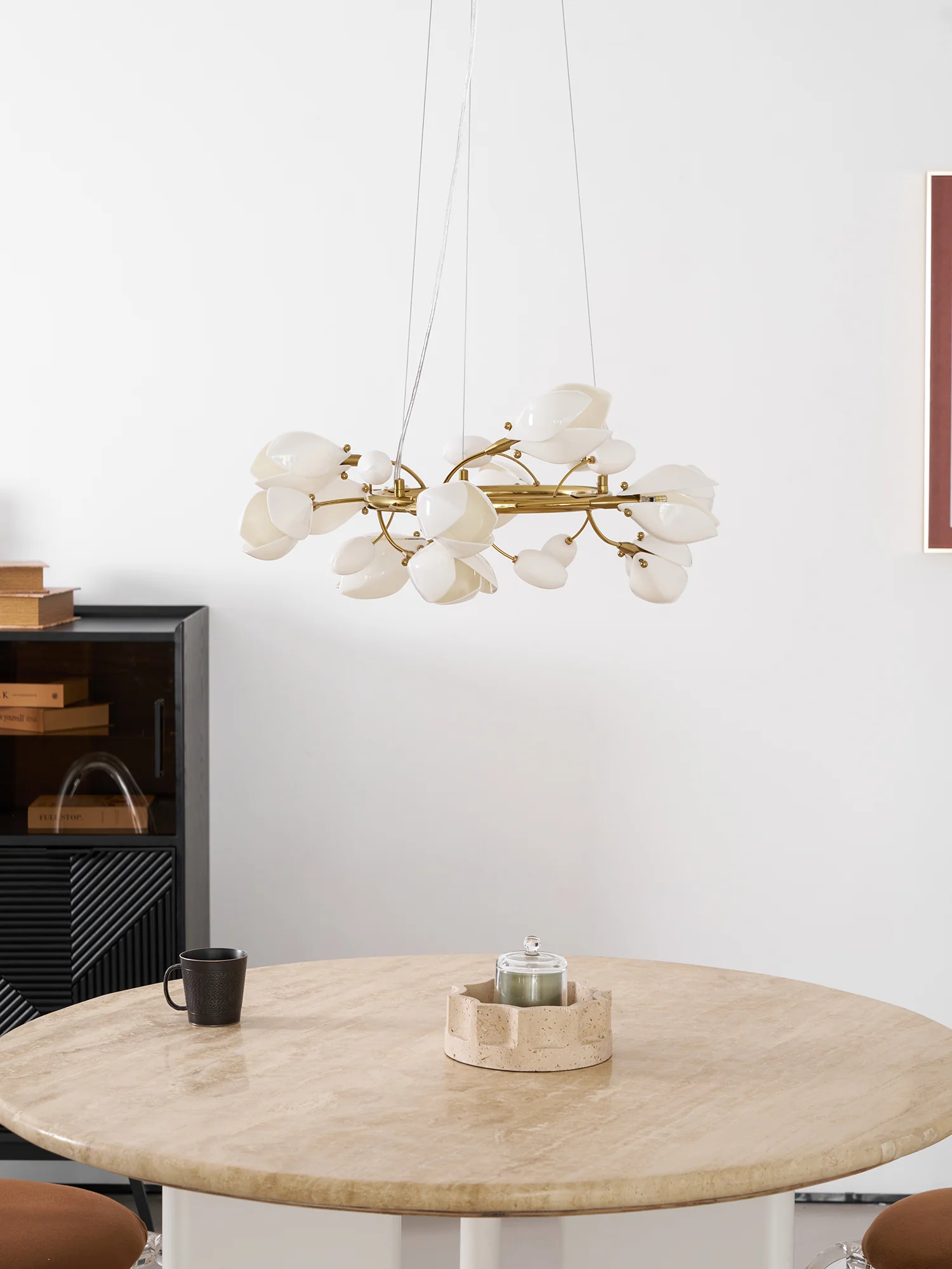 Porcelain Magnolia Chandelier - Image 41