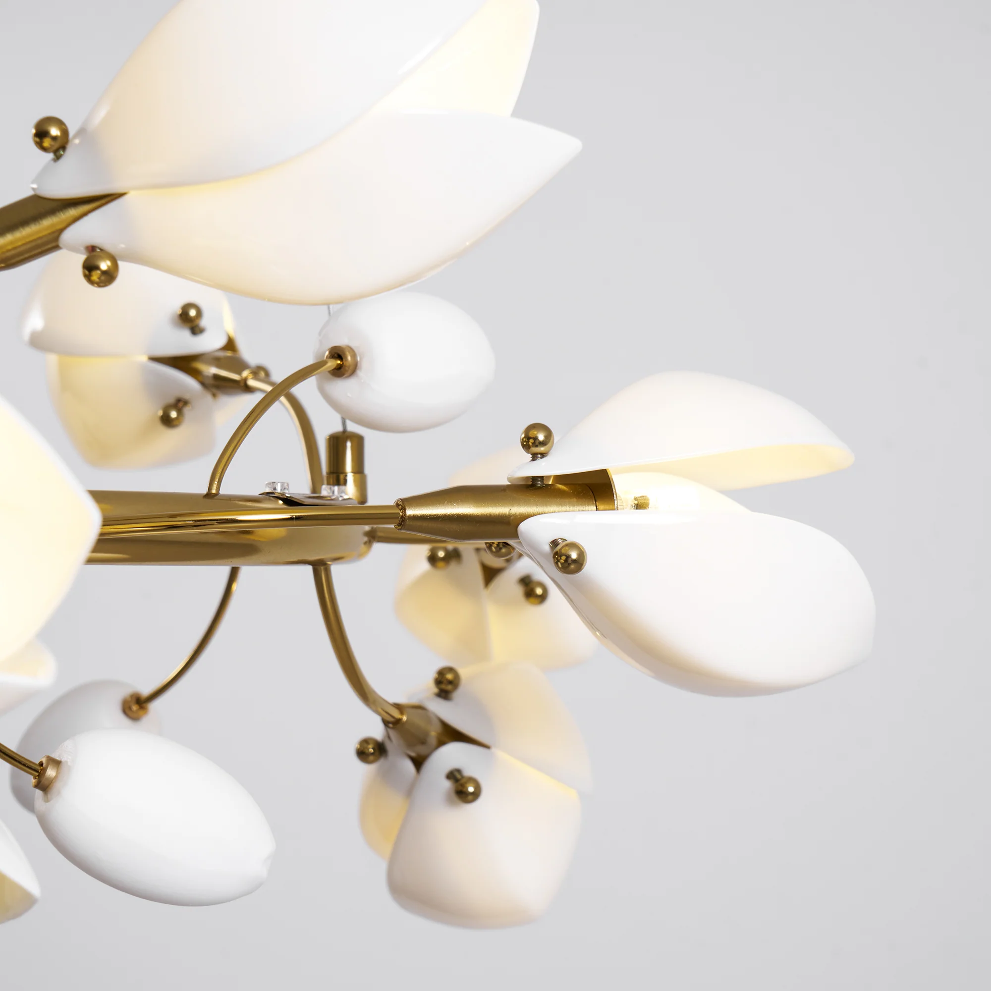 Porcelain Magnolia Chandelier - Image 46