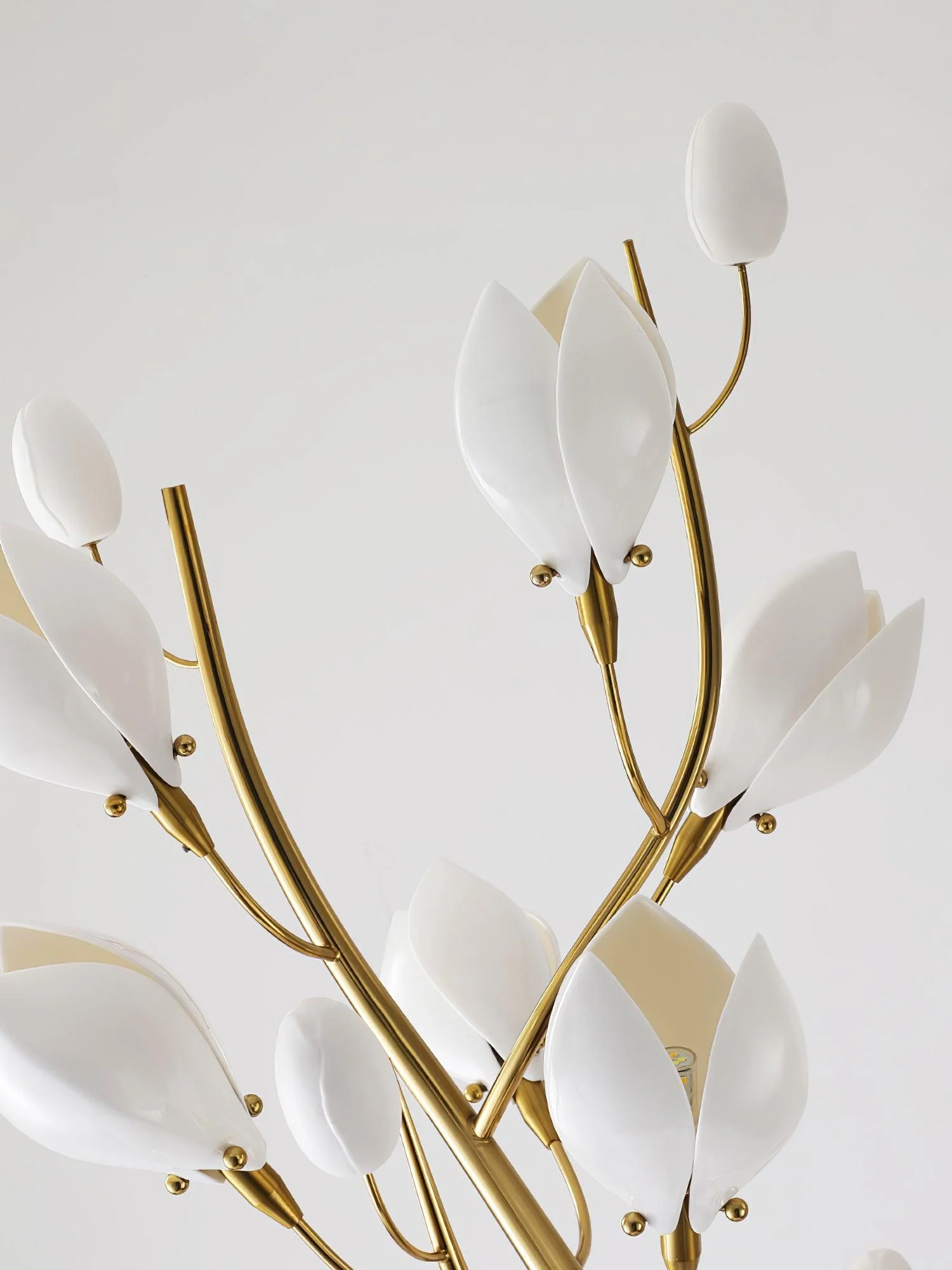 Porcelain Magnolia Floor Lamp - Image 15