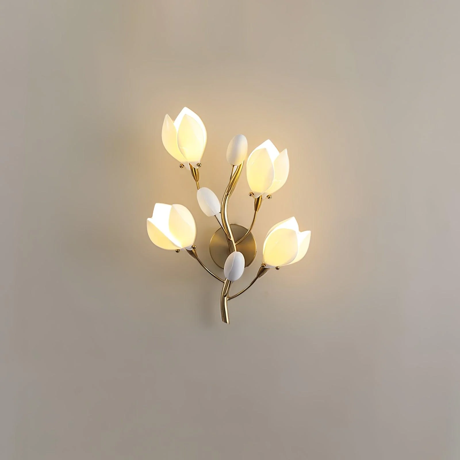 Porcelain Magnolia Wall Lamp - Image 16