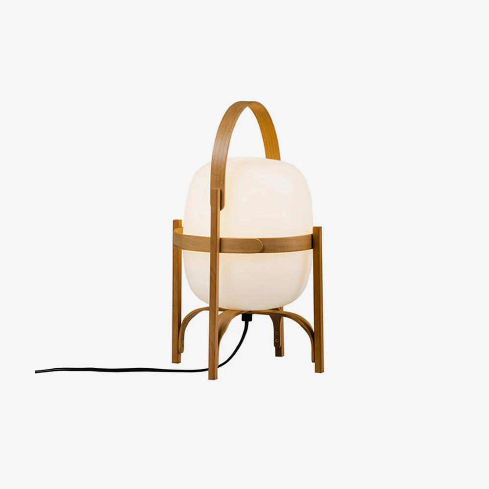 Portable Lantern Glass Table Lamp - Image 13