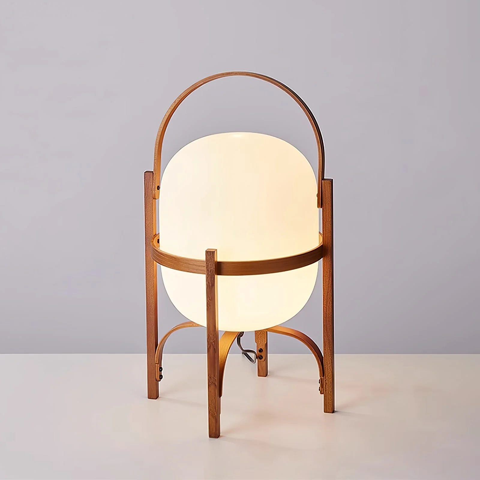 Portable Lantern Glass Table Lamp - Image 50