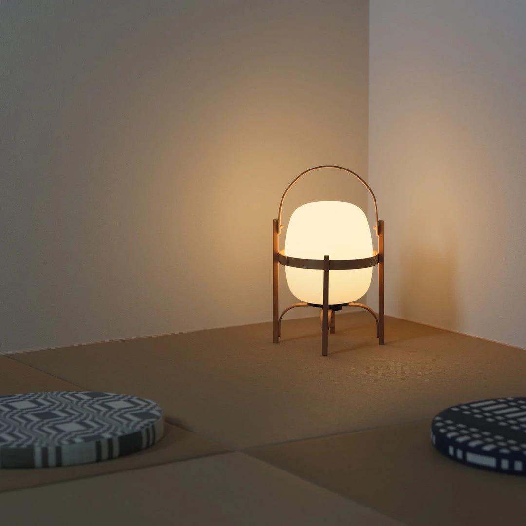 Portable Lantern Glass Table Lamp - Image 54