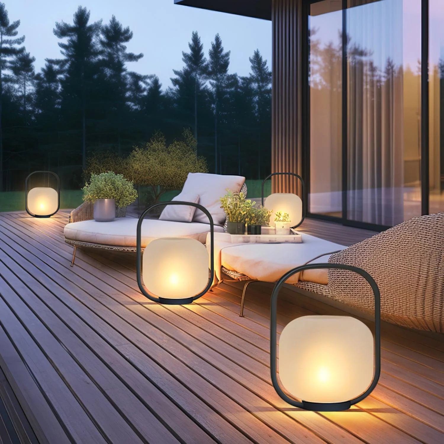 Portable Lantern Outdoor Table Lamp - Image 28