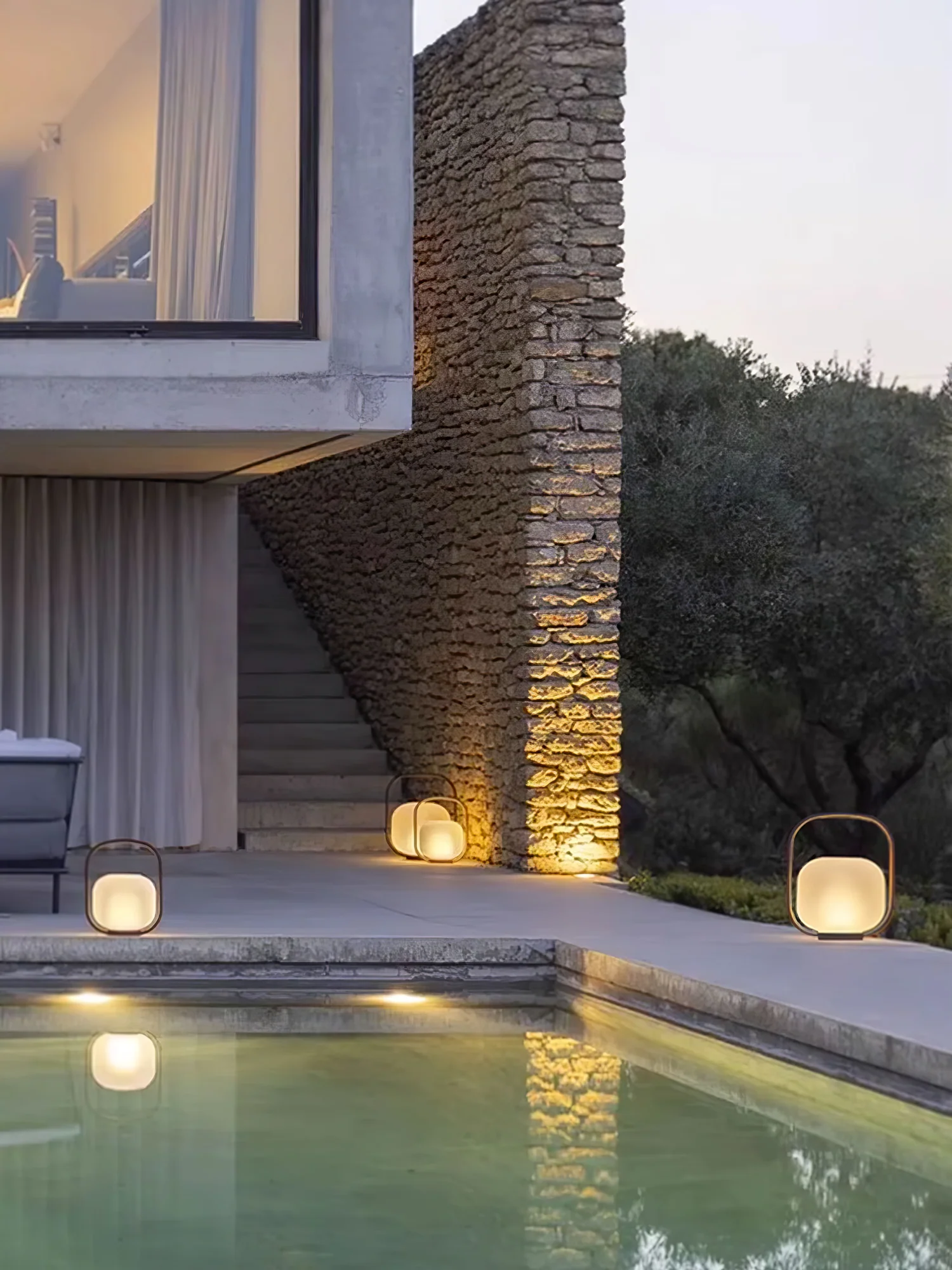 Portable Lantern Outdoor Table Lamp - Image 43