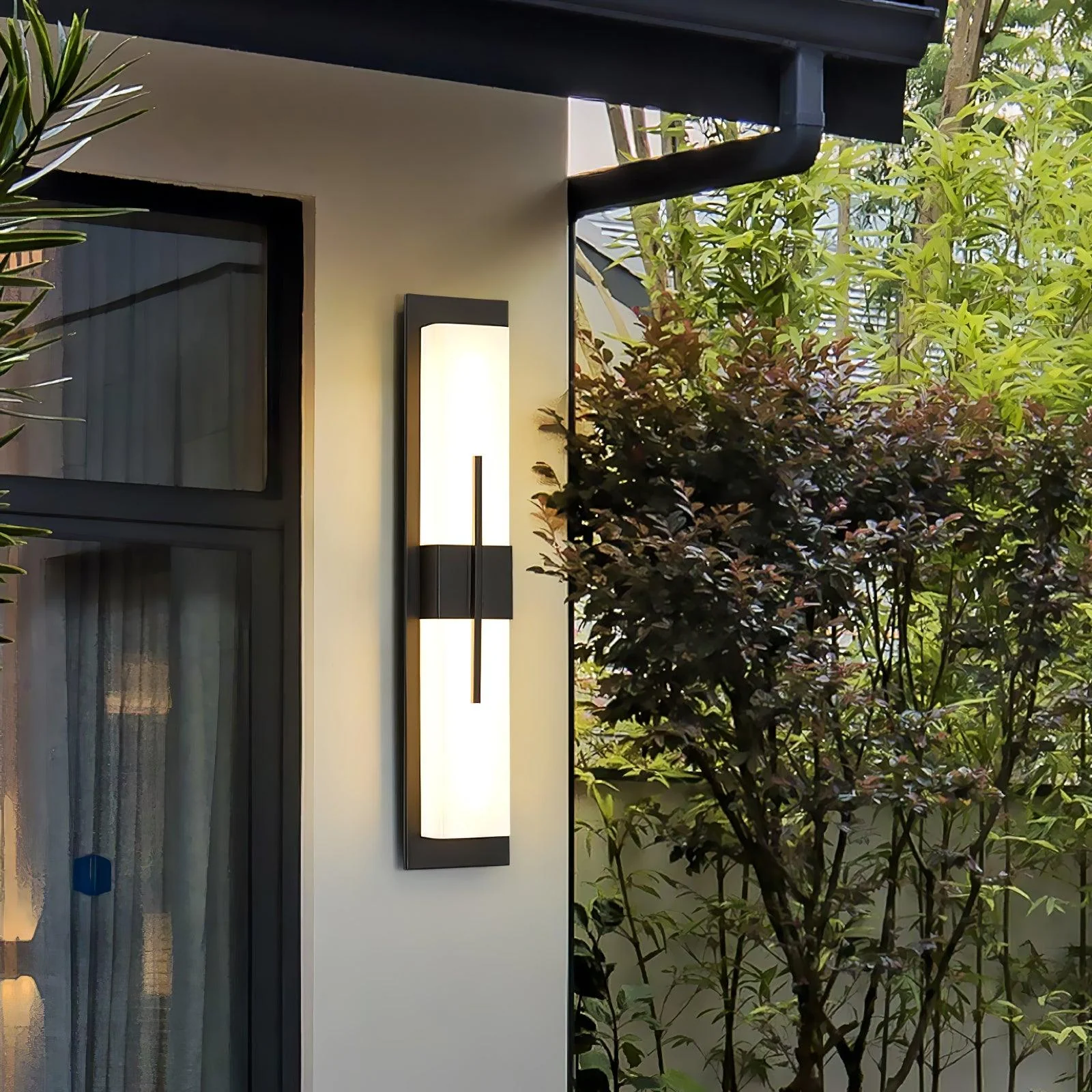 Possini Outdoor Alabaster Wall Light - Image 18