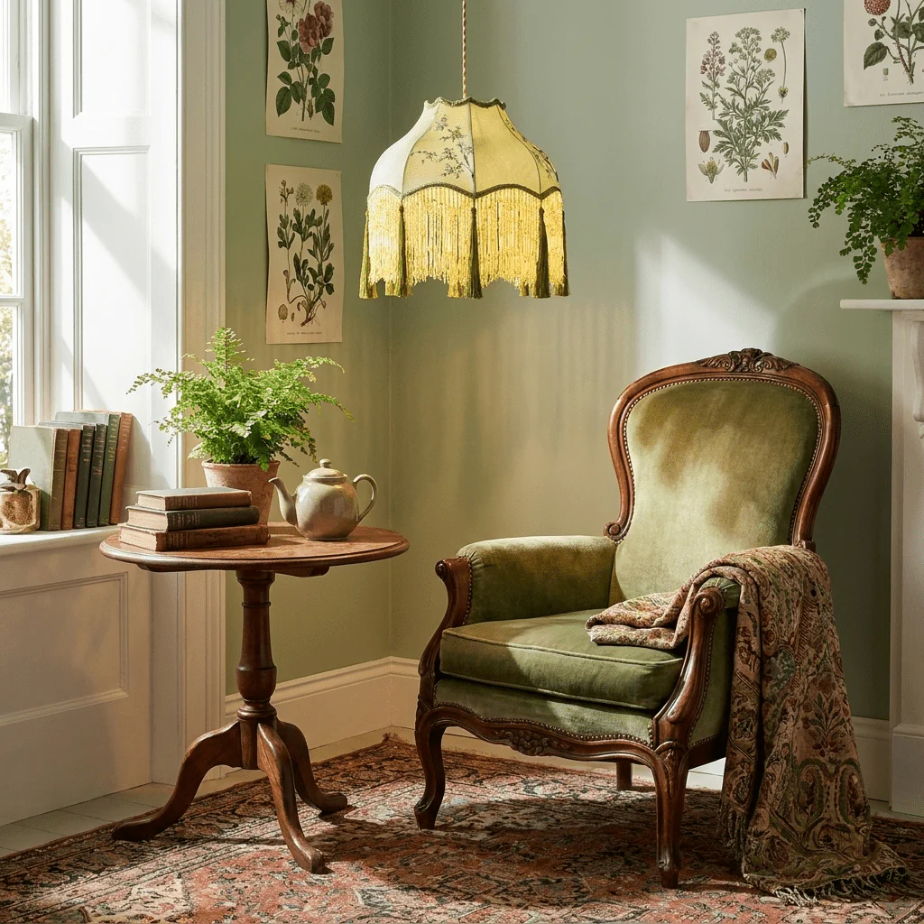 Prasina Beaded Fringe Pendant Light - Image 2