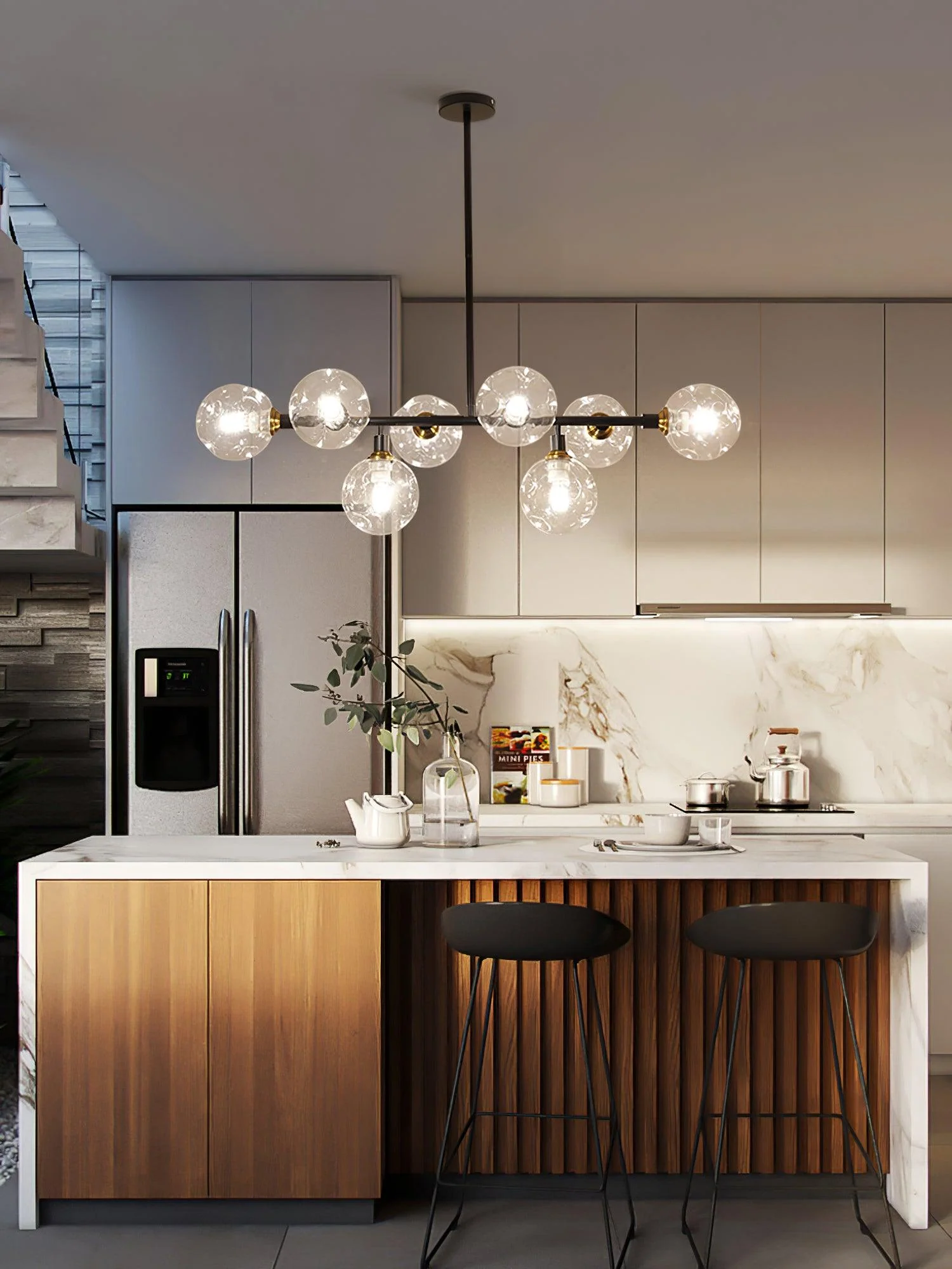 Primas Glass Chandelier - Image 3