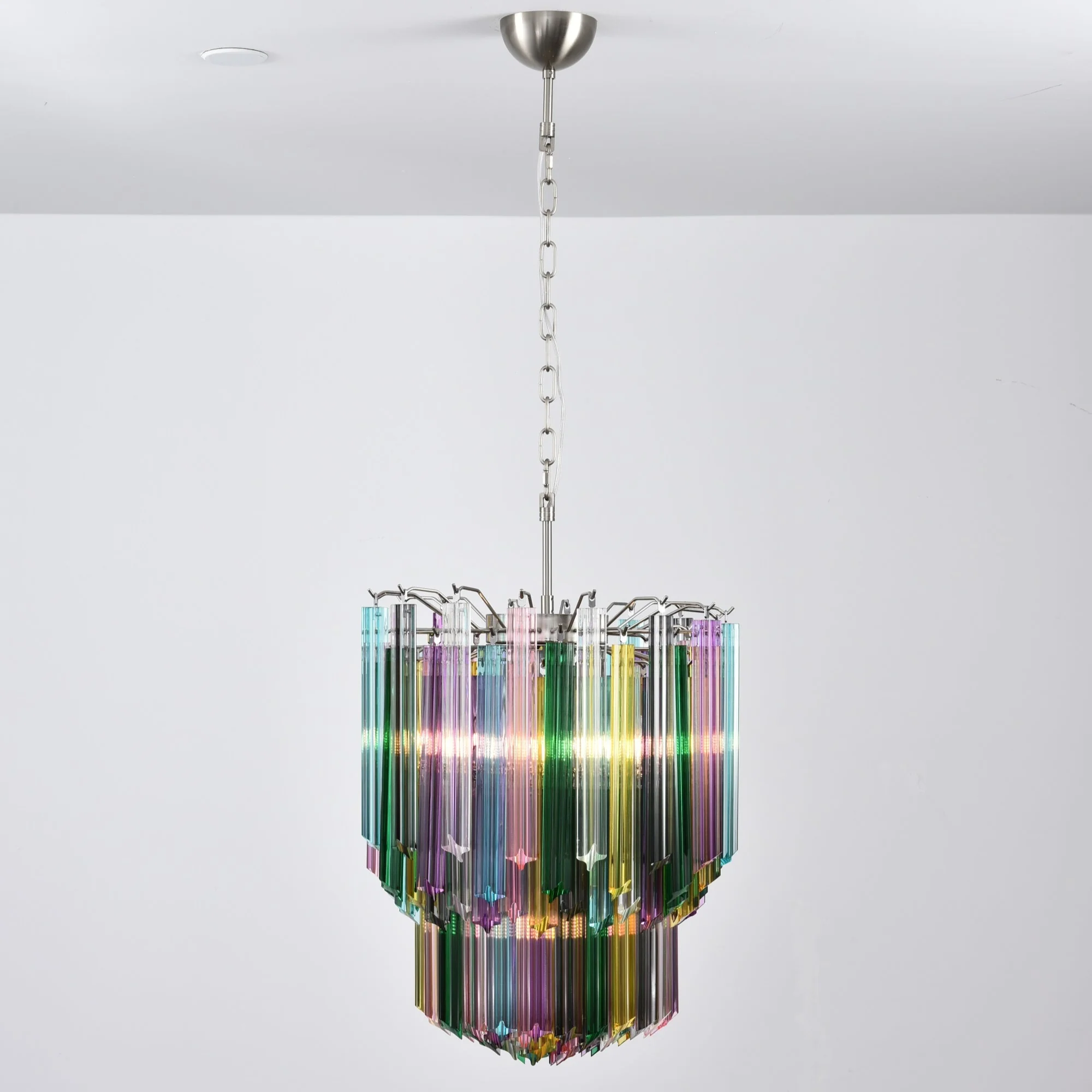 Prismatic Murano Colorful Chandelier - Image 10
