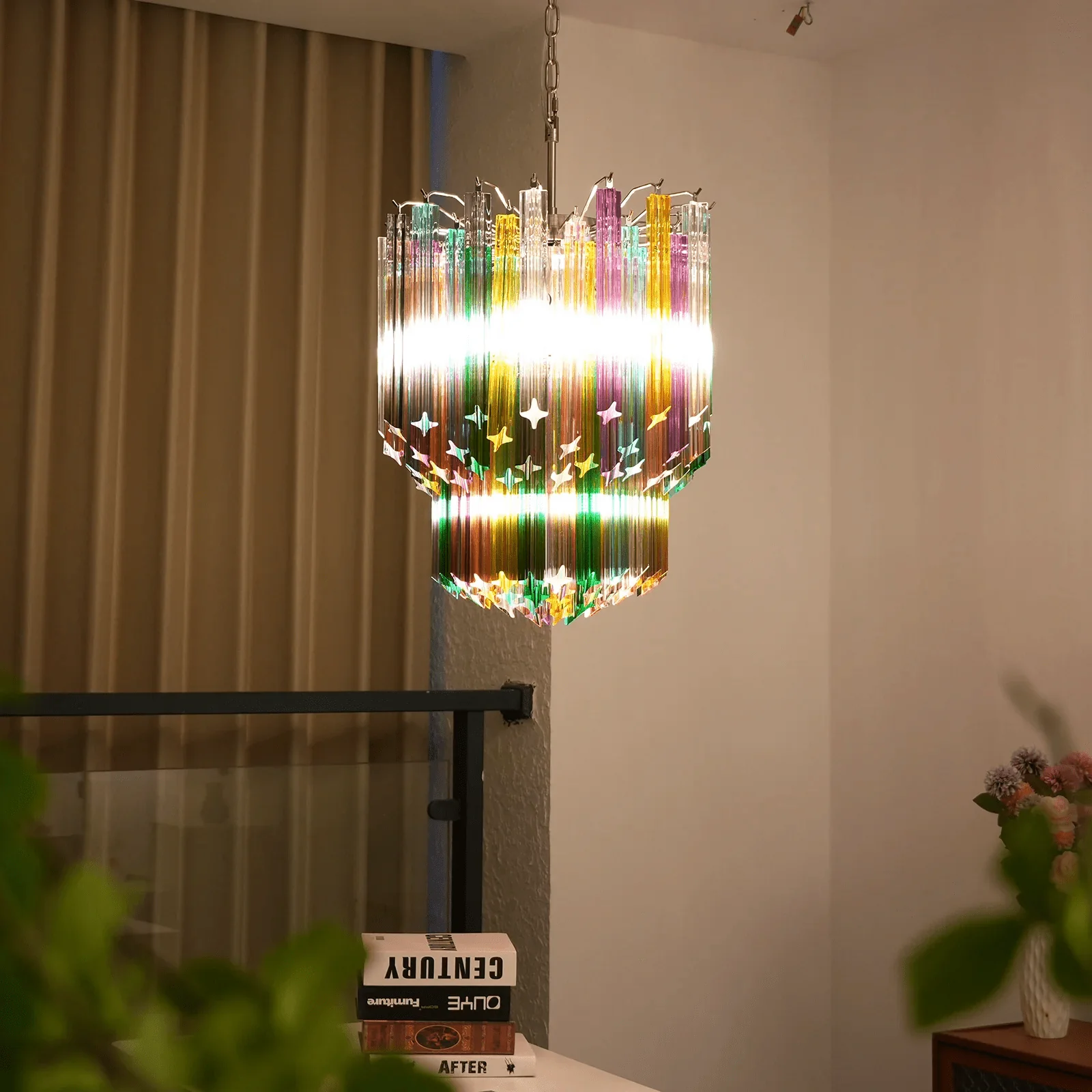 Prismatic Murano Colorful Chandelier - Image 24