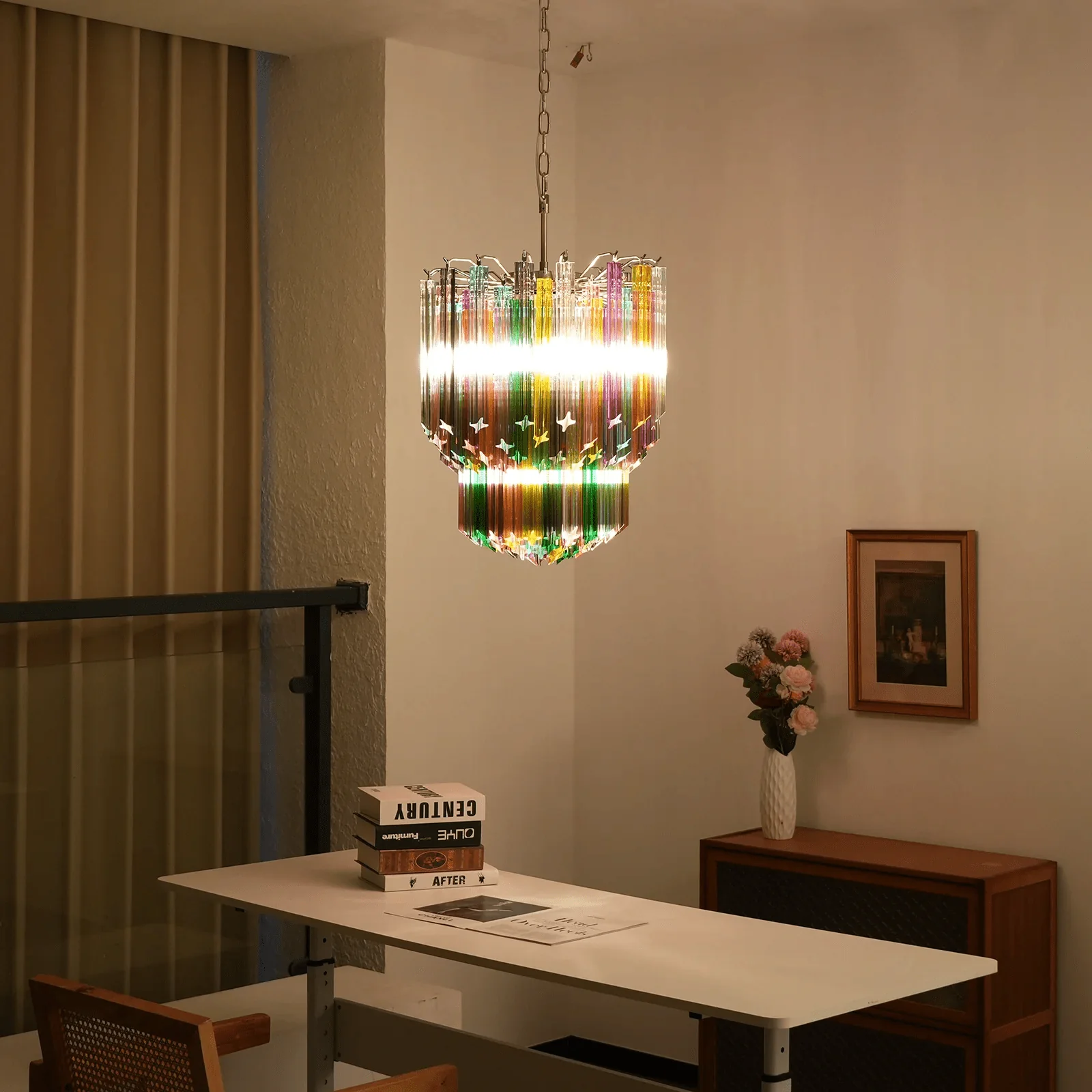 Prismatic Murano Colorful Chandelier - Image 31